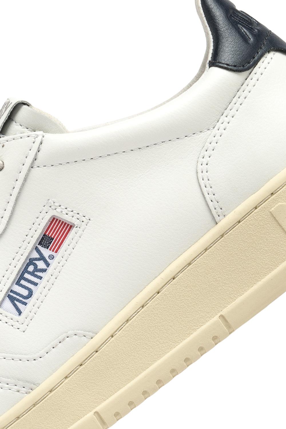 Autry Sneaker Medalist in pelle talloncino blu AULM - LL12 WHT/SPACE 
