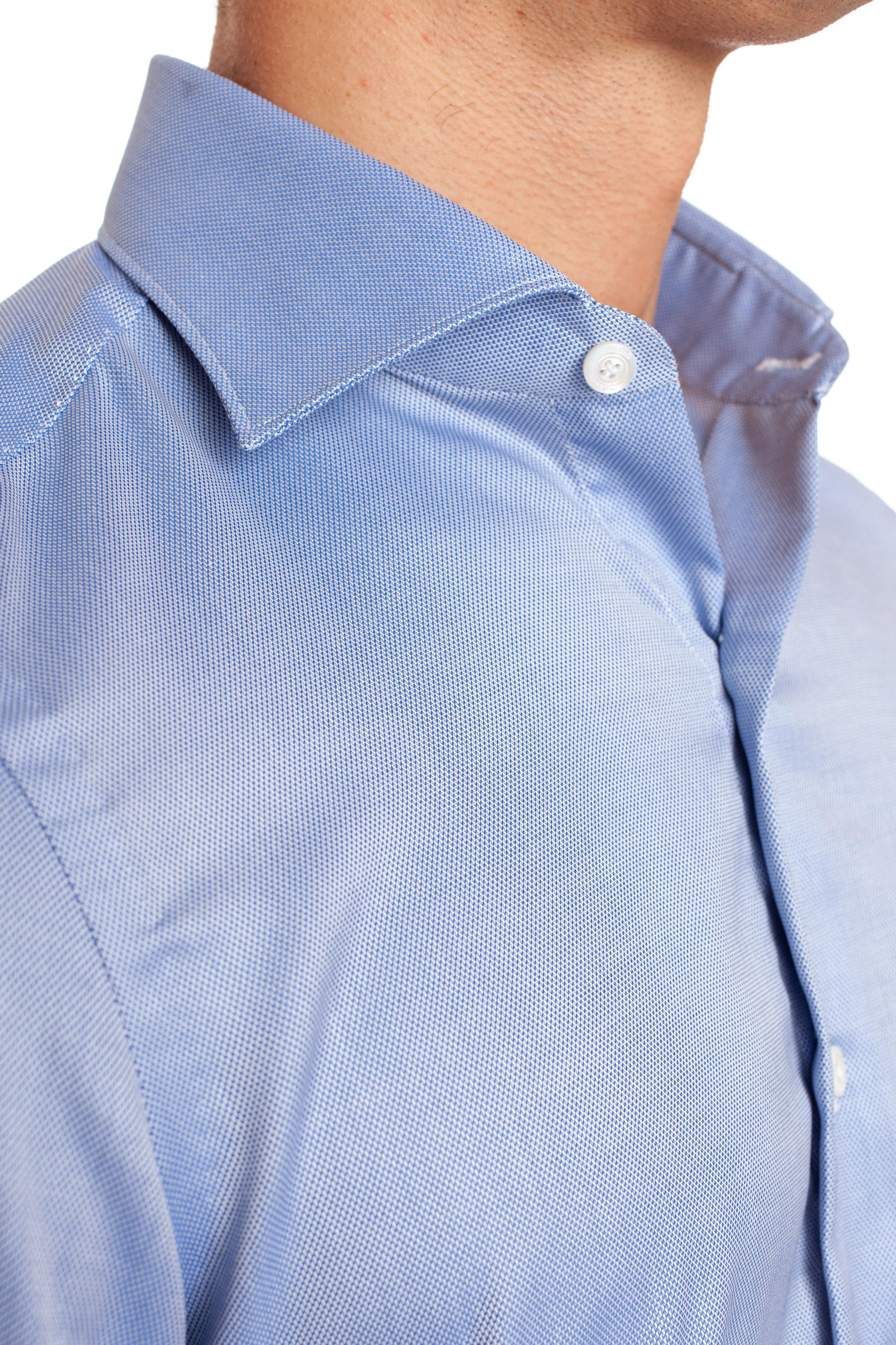 Camicia sartoriale in cotone Traveller MLZNPSZ 149197 A3091T 03 Finamore 