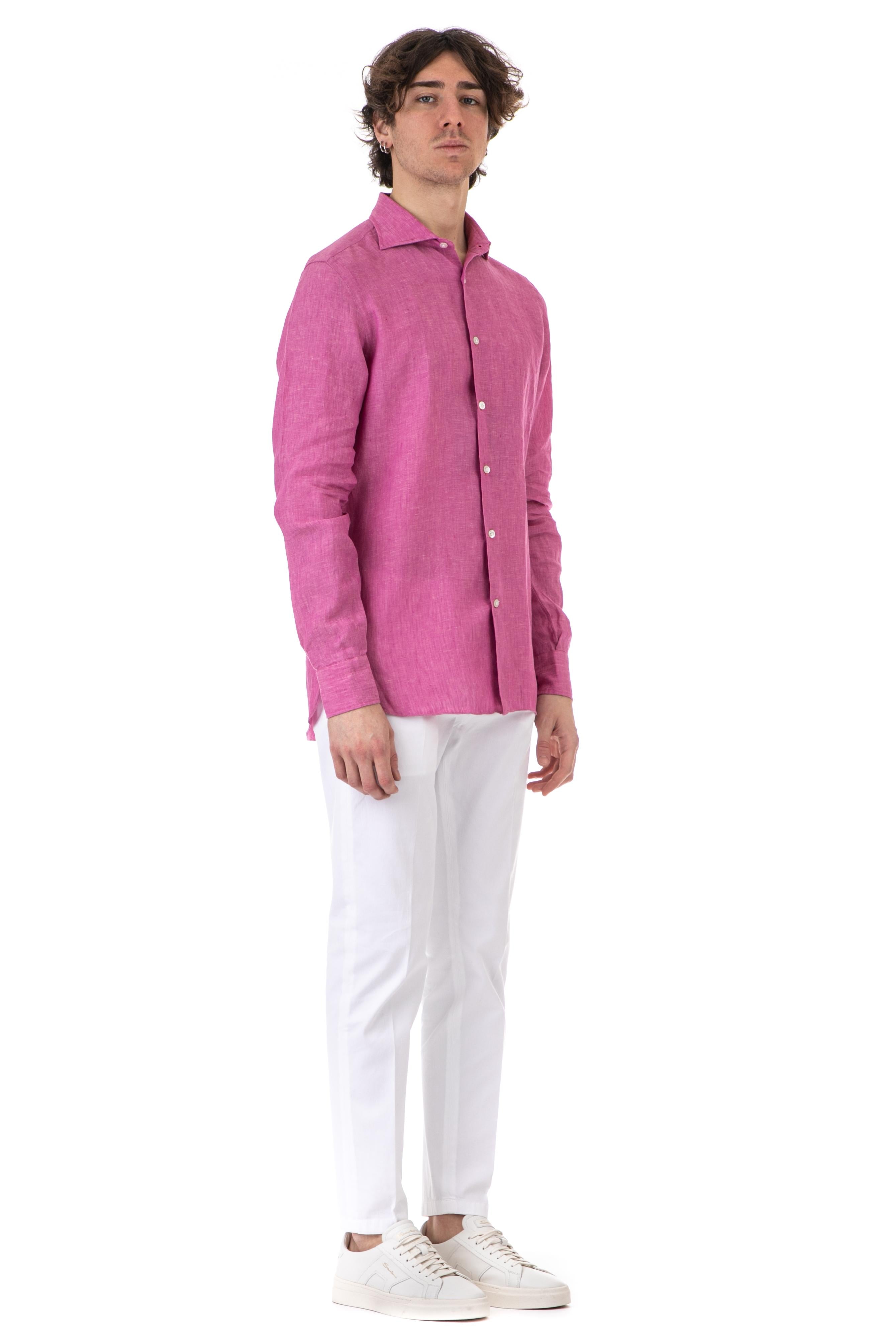 Camicia in lino 16035/2 13 Borriello 