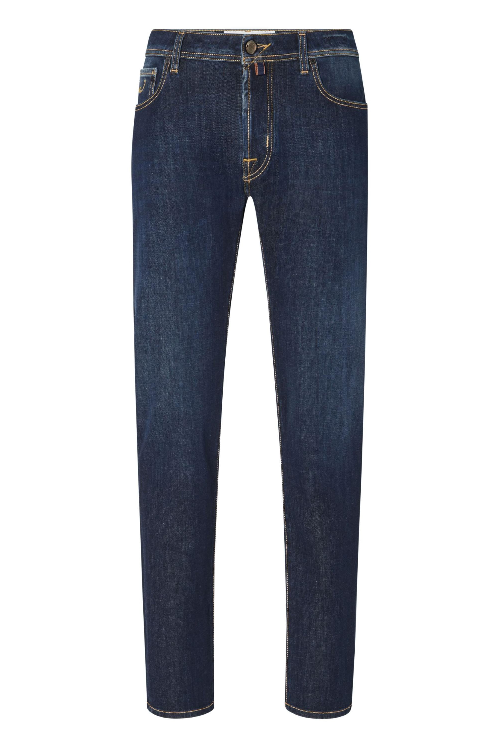 Jeans etichetta pelle destroyed modello Bard M04 32 P 2991 BARD 838D Jacob Cohen 