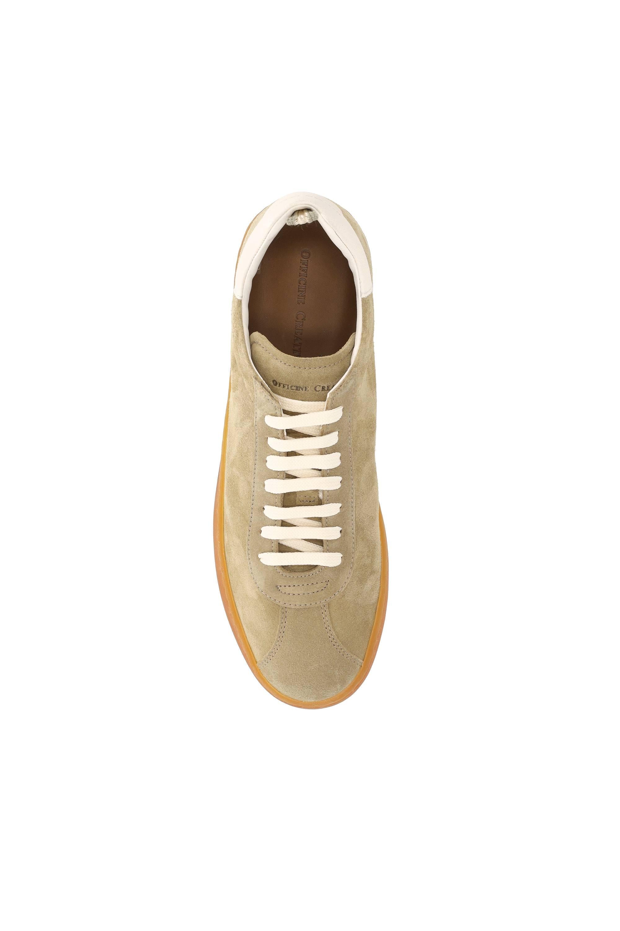 Officine Creative Sneaker in pelle scamosciata mod. Halo 001 OCUHALO001LC191S505 SUGHERO/TOFU 
