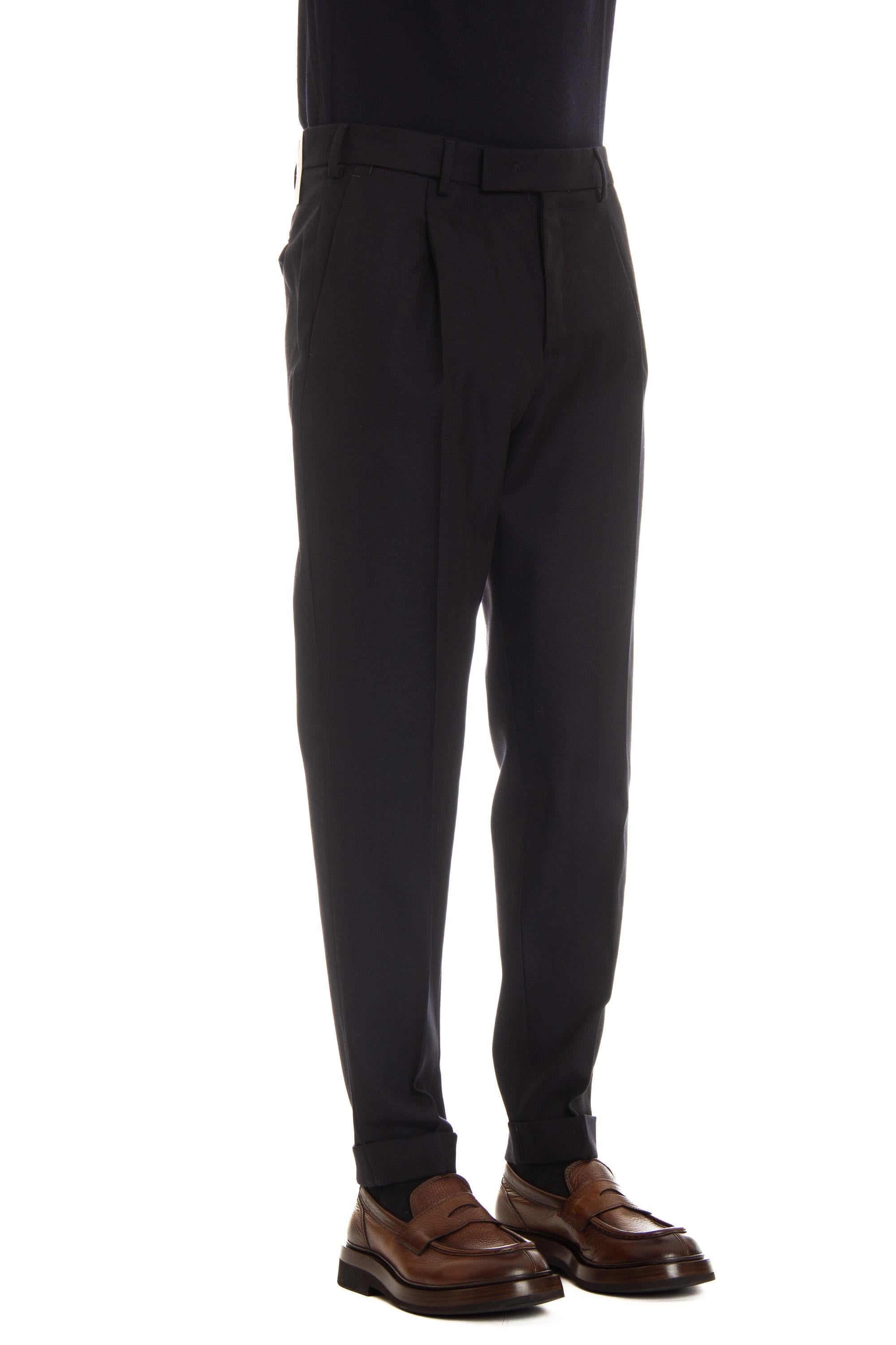 Pantalone in lana spina di pesce Rebel fit RFZAZ40FWD MR80 0360 PT Torino 
