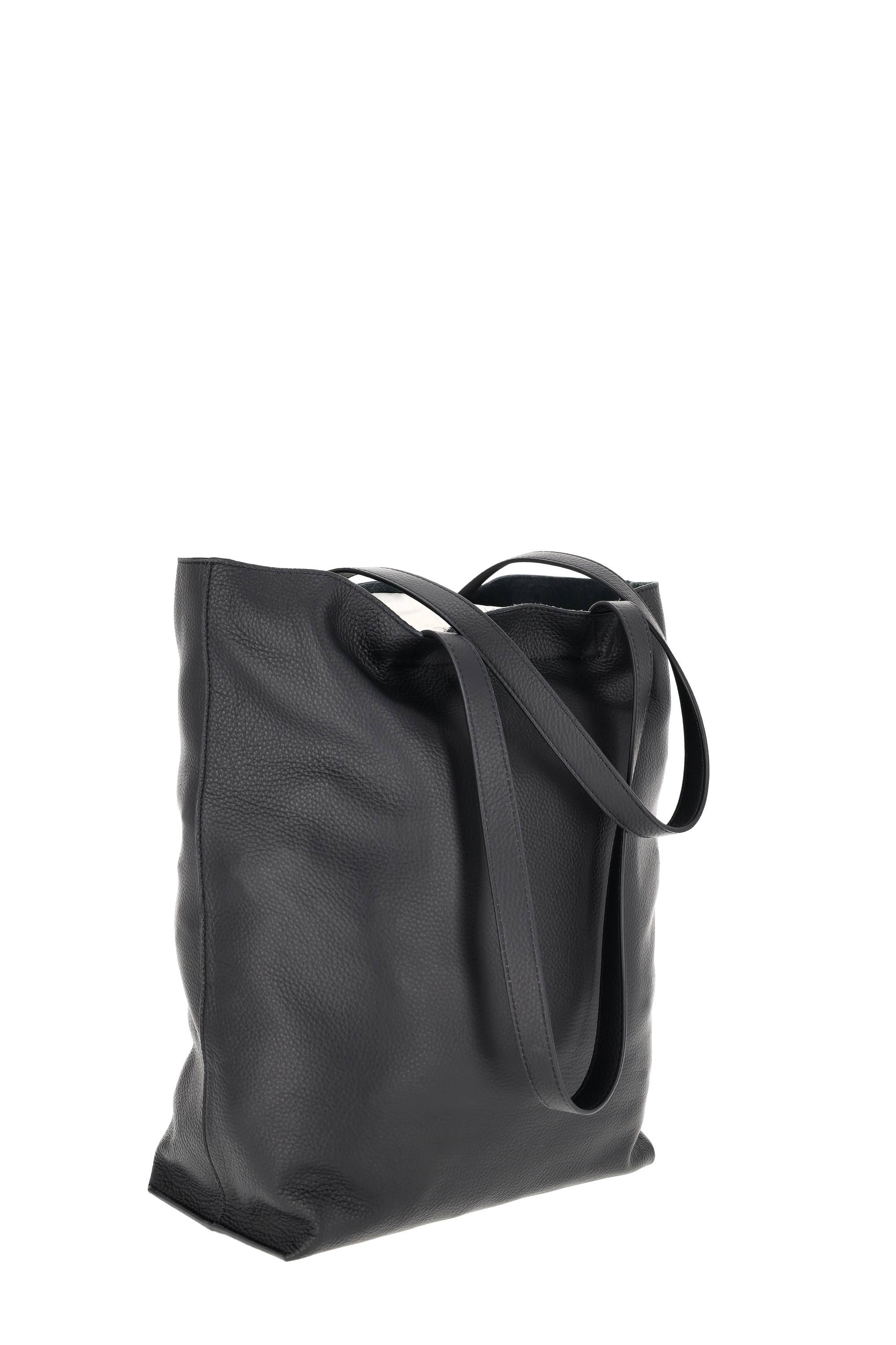 A.P.C. Borsa tote bag Maiko cabas in pelle PXCBC-M61500 LZZ-NOIR 