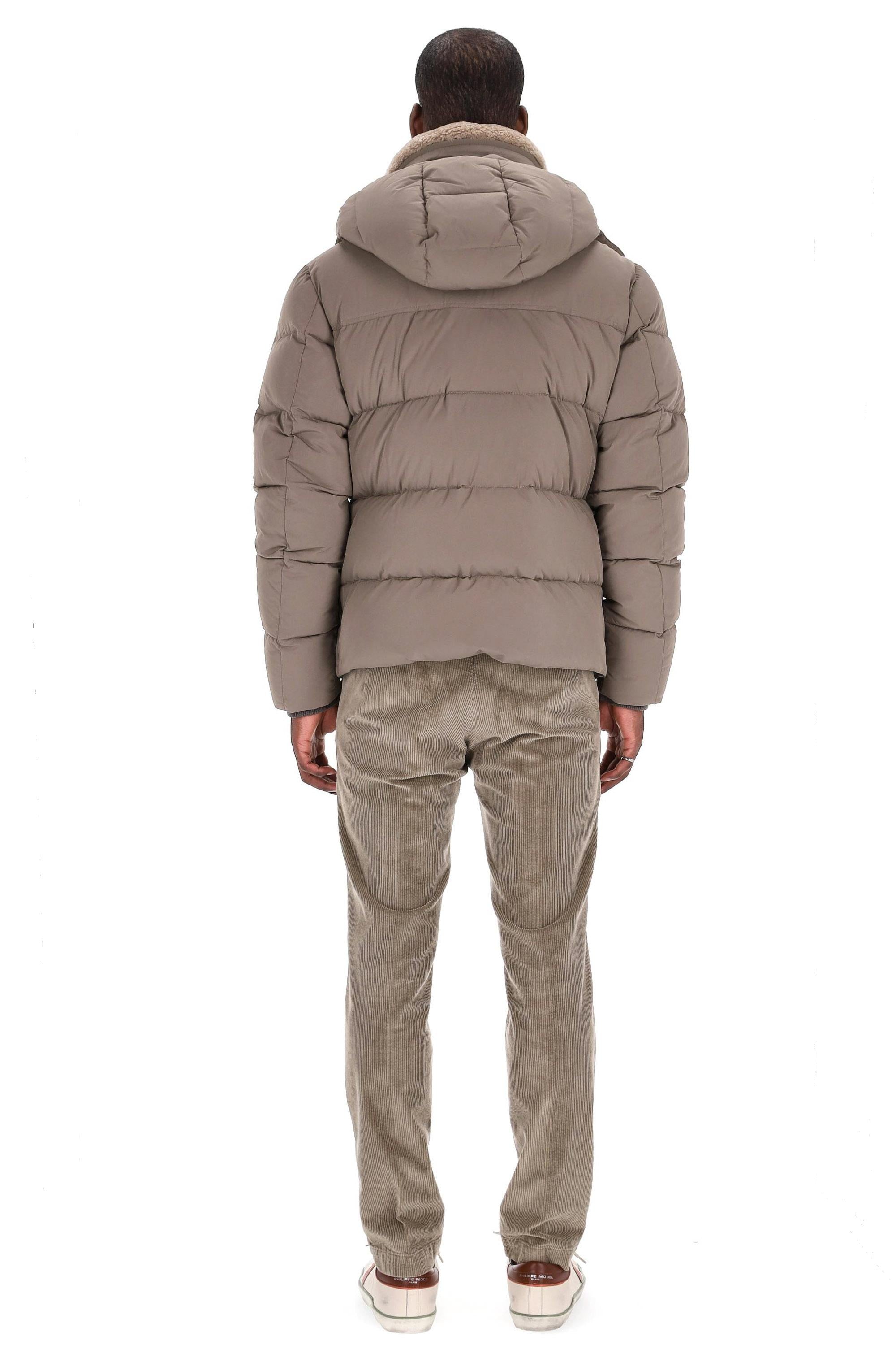Piumino con collo in montone modello Alarick-KN ALARICK-KN U0214 Moorer 