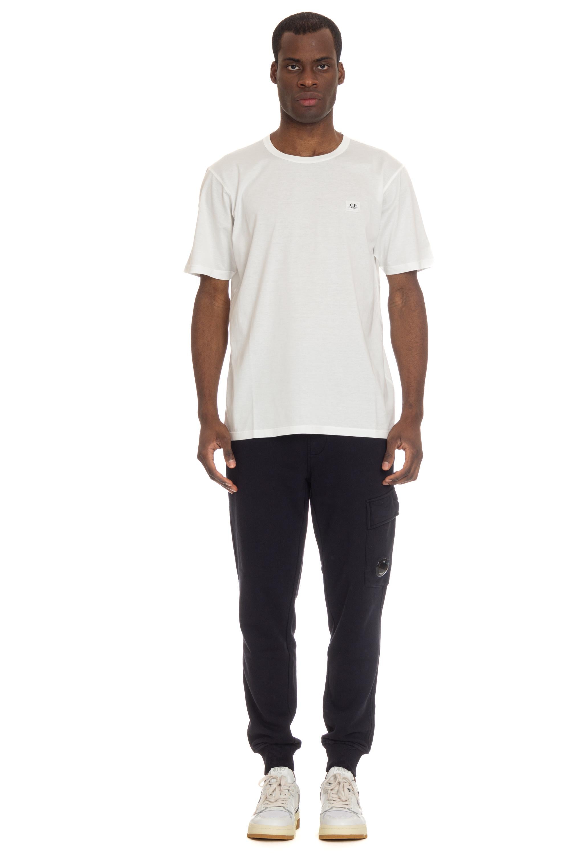 T-shirt in cotone mercerizzato CMTS087A-006374G 103 CP Company 