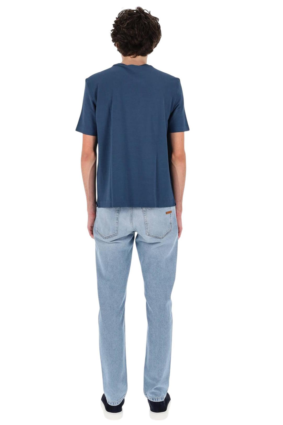 Drumohr T-shirt in cotone ice cotton DTJ100B. 795 