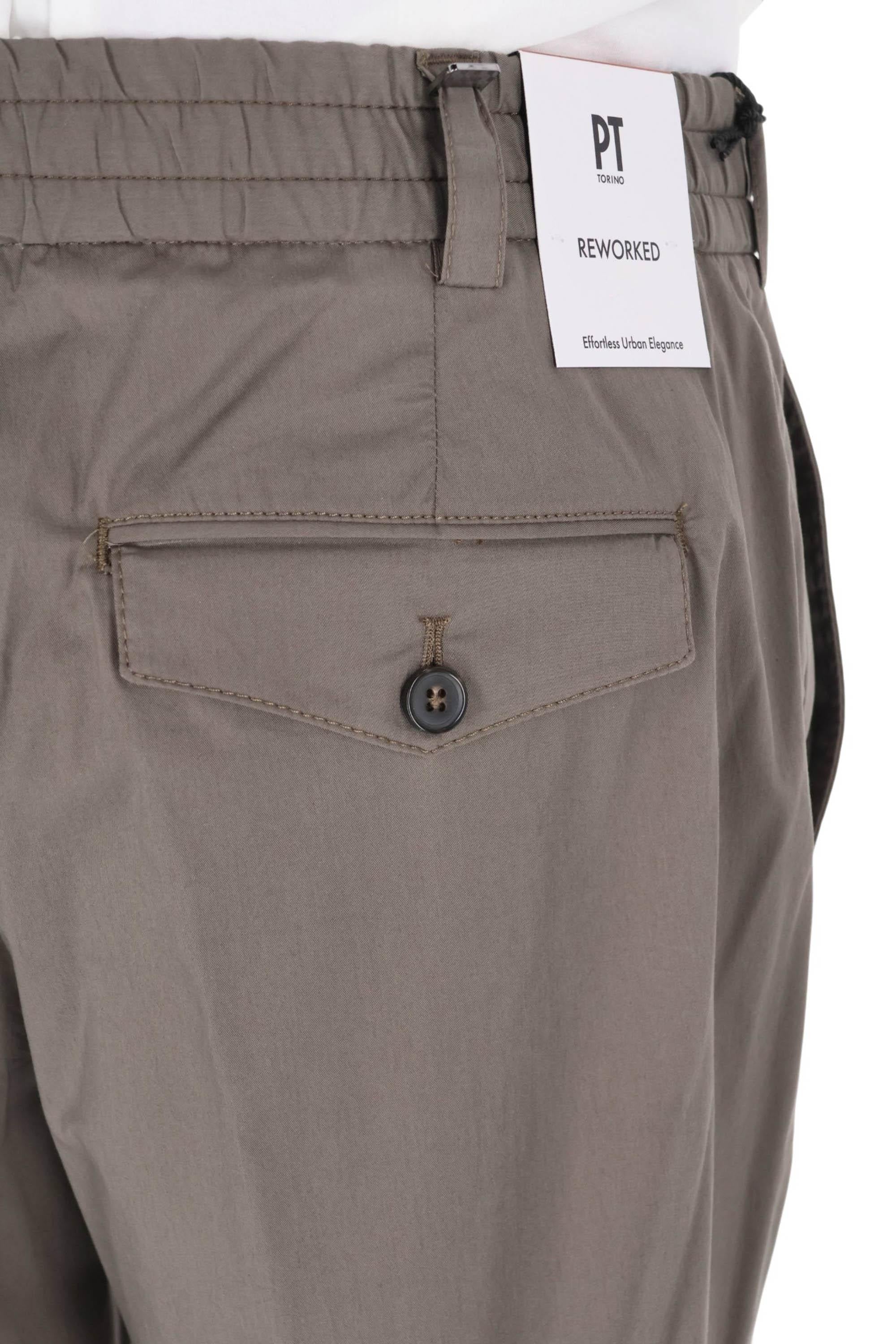 PT Torino Pantalone in techno popeline The Rebel fit CORSRB30REW VD05 0445 