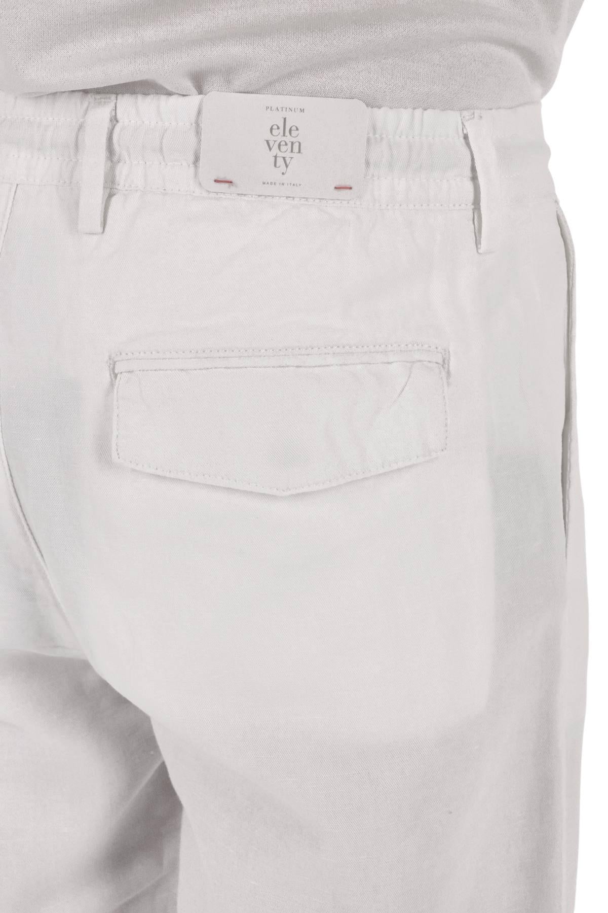 Eleventy Bermuda jogger in cotone-lino M75BERG04 TET0M016 01 