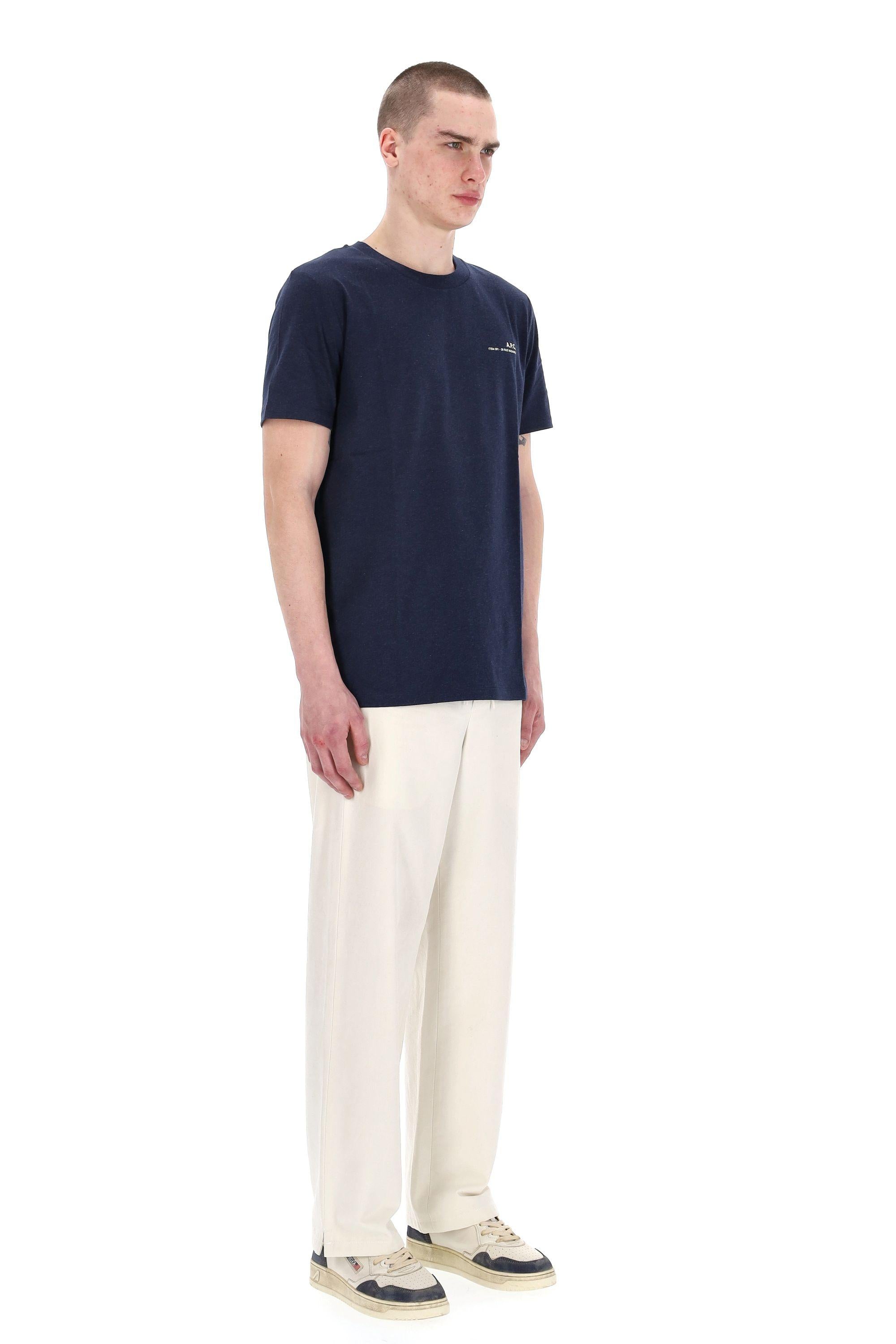 A.P.C. T-shirt in jersey di cotone Rue Madame COHBU-M26388 TIQ 
