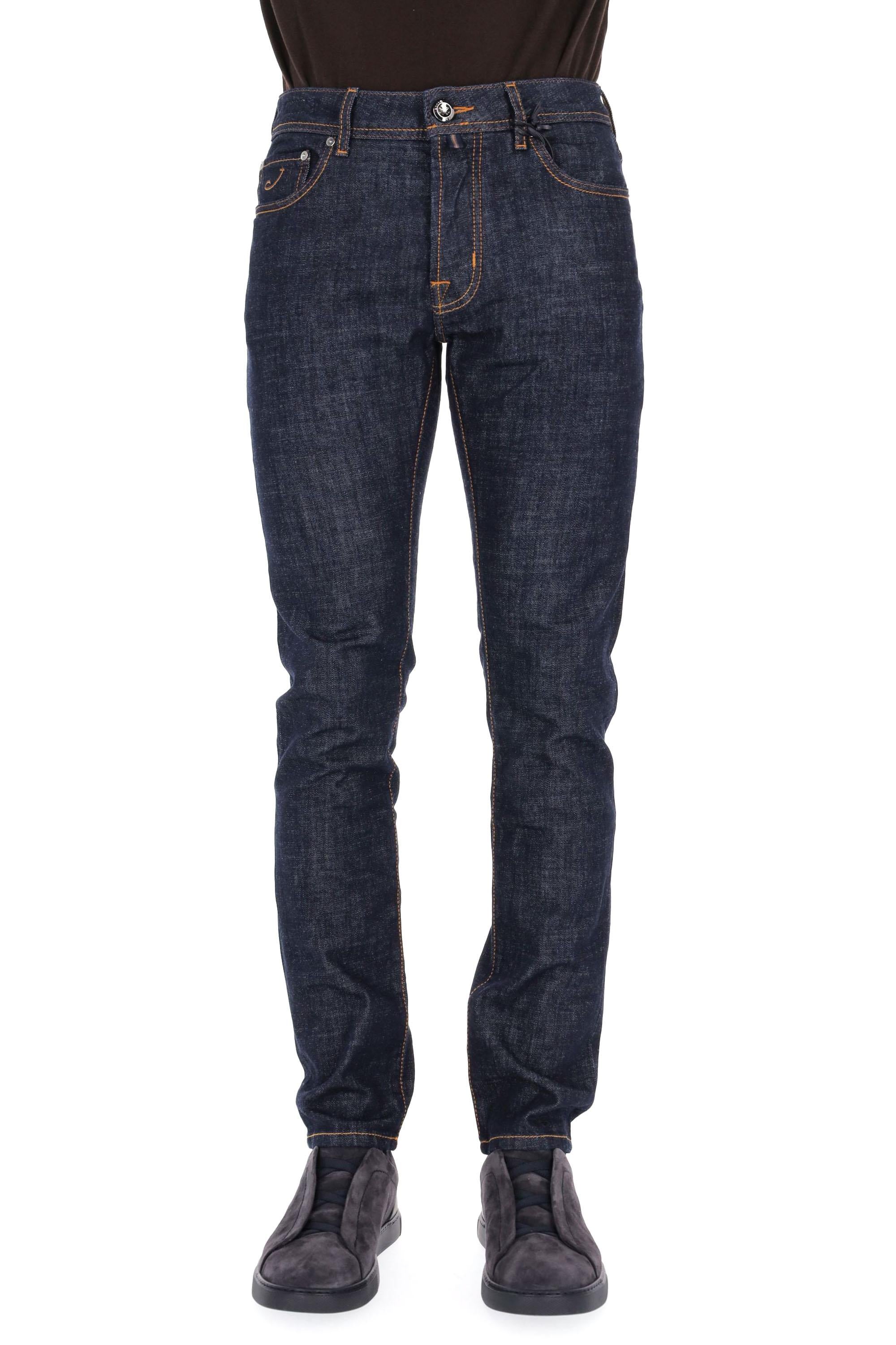 Jeans etichetta pelle saffiano JUM_QE004-032-S3736 100D Jacob Cohen 