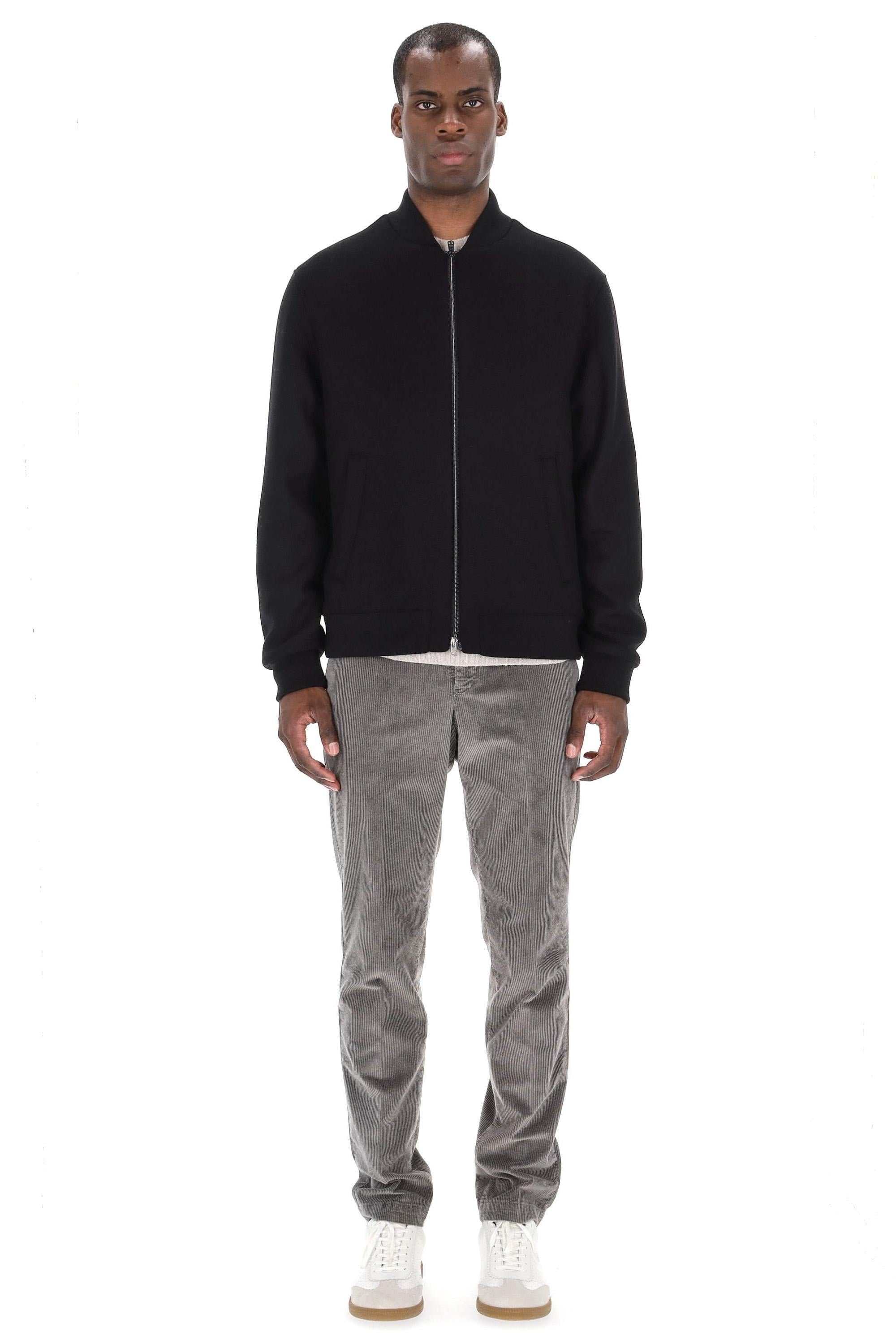 Bomber collo baseball in lana diagonale GI000560U-33432R 9300 Herno 