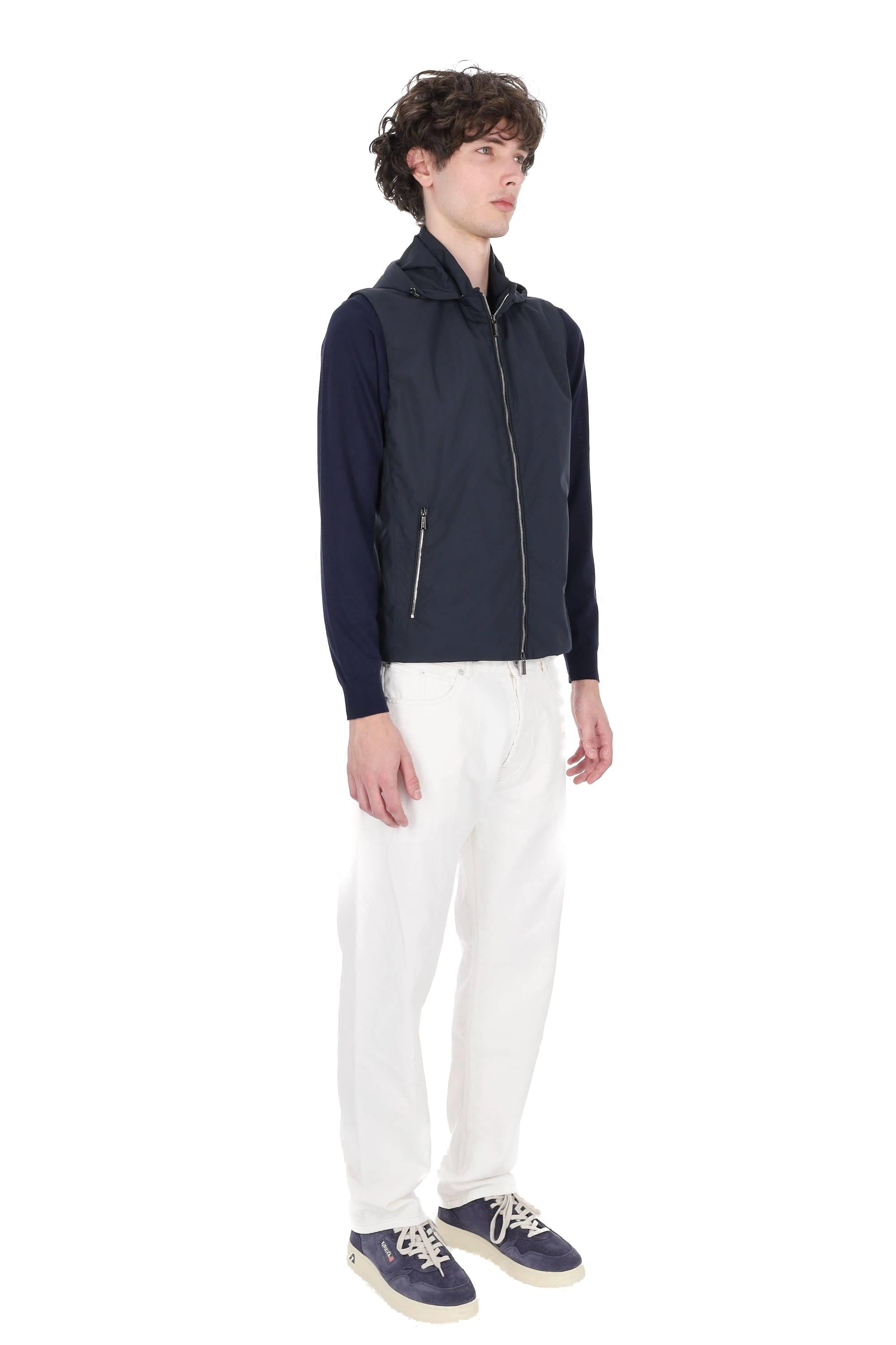 Moorer Gilet in nylon linea Acqua mod, Luis-Stp LUIS-STP BLU 