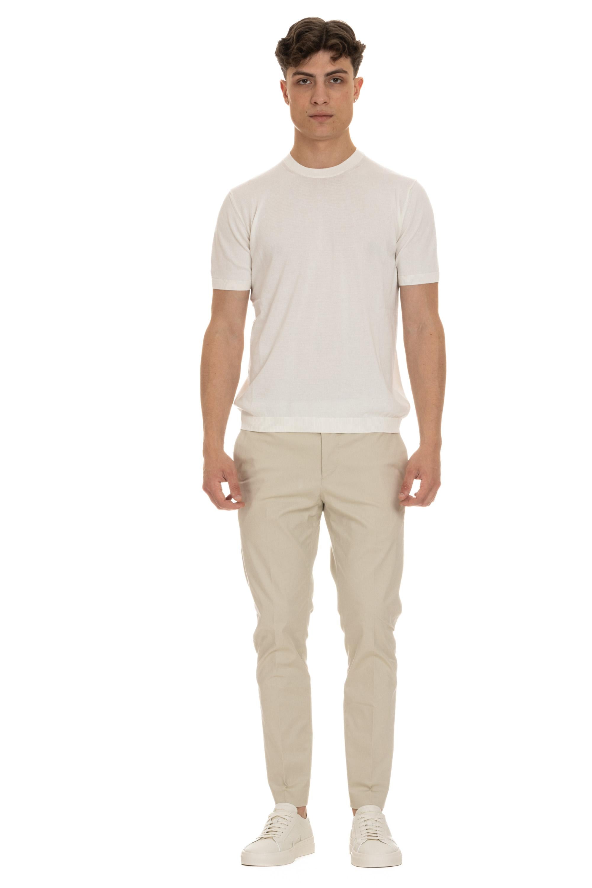 T-shirt a maglieria in cotone FOX PWE24-01 24E378 Tagliatore 