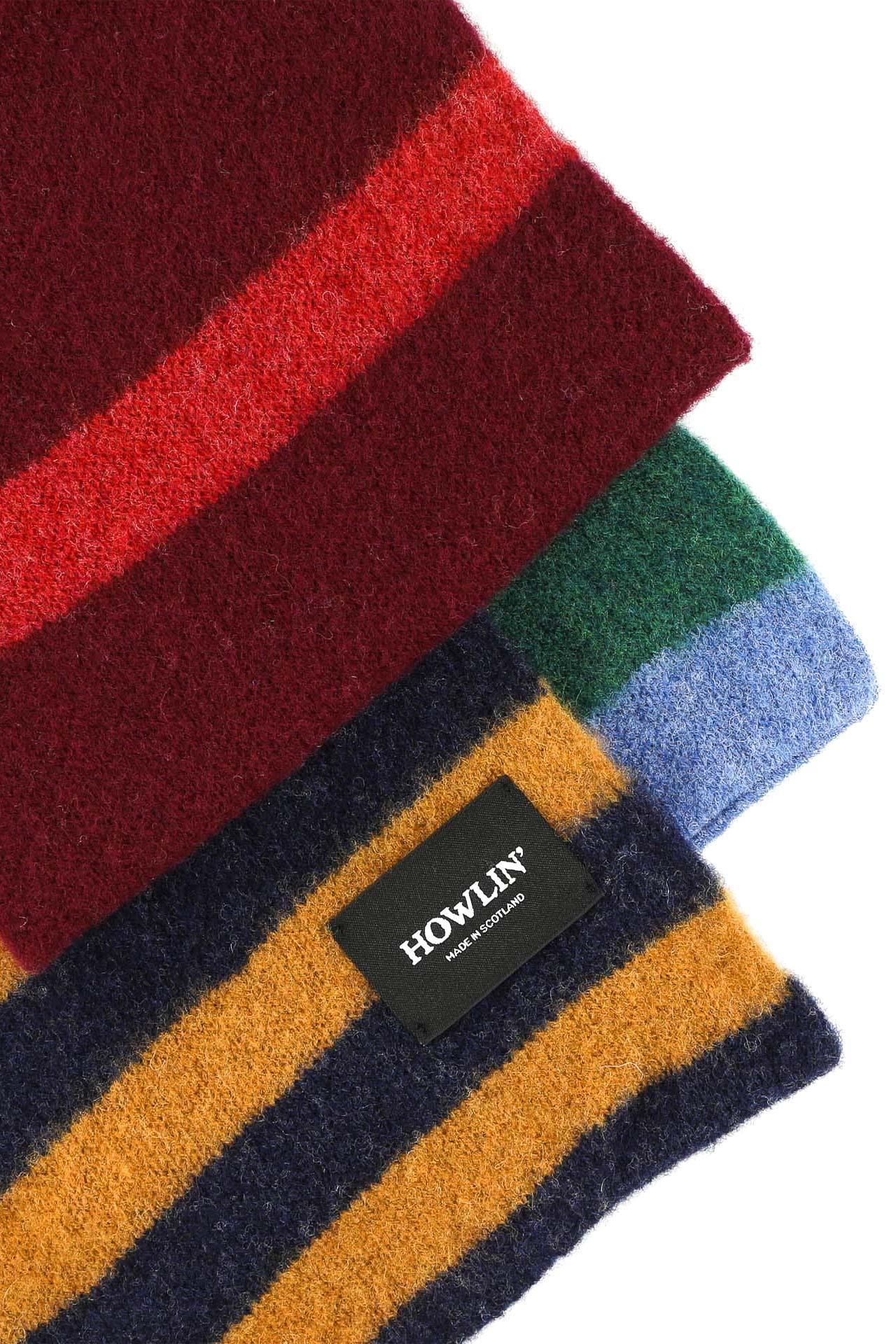 Howlin' Sciarpa in lana shetland a righe COSMIC SURFIN SCARF MIXED UP 