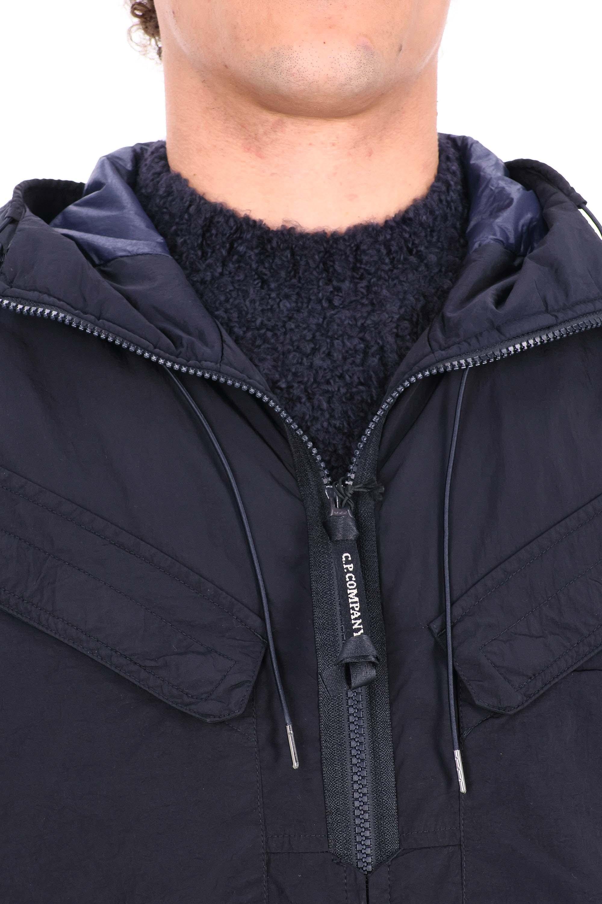 CP Company Giubbotto bomber con cappuccio Chrome-R MOS084A00-5904G/2 888 