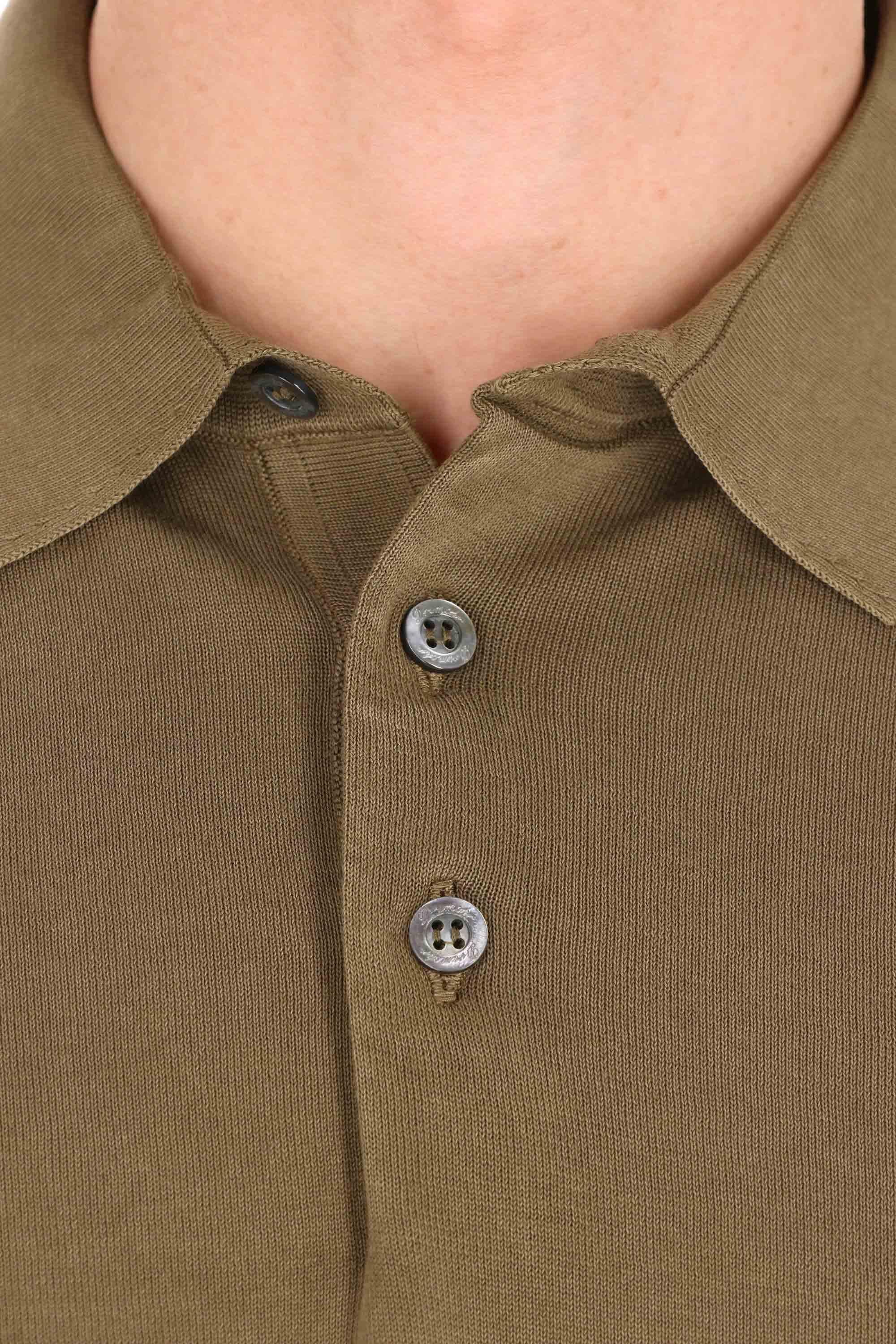 Drumohr Polo in fine cotone ice cotton frosted D0GF202NL-3 441 