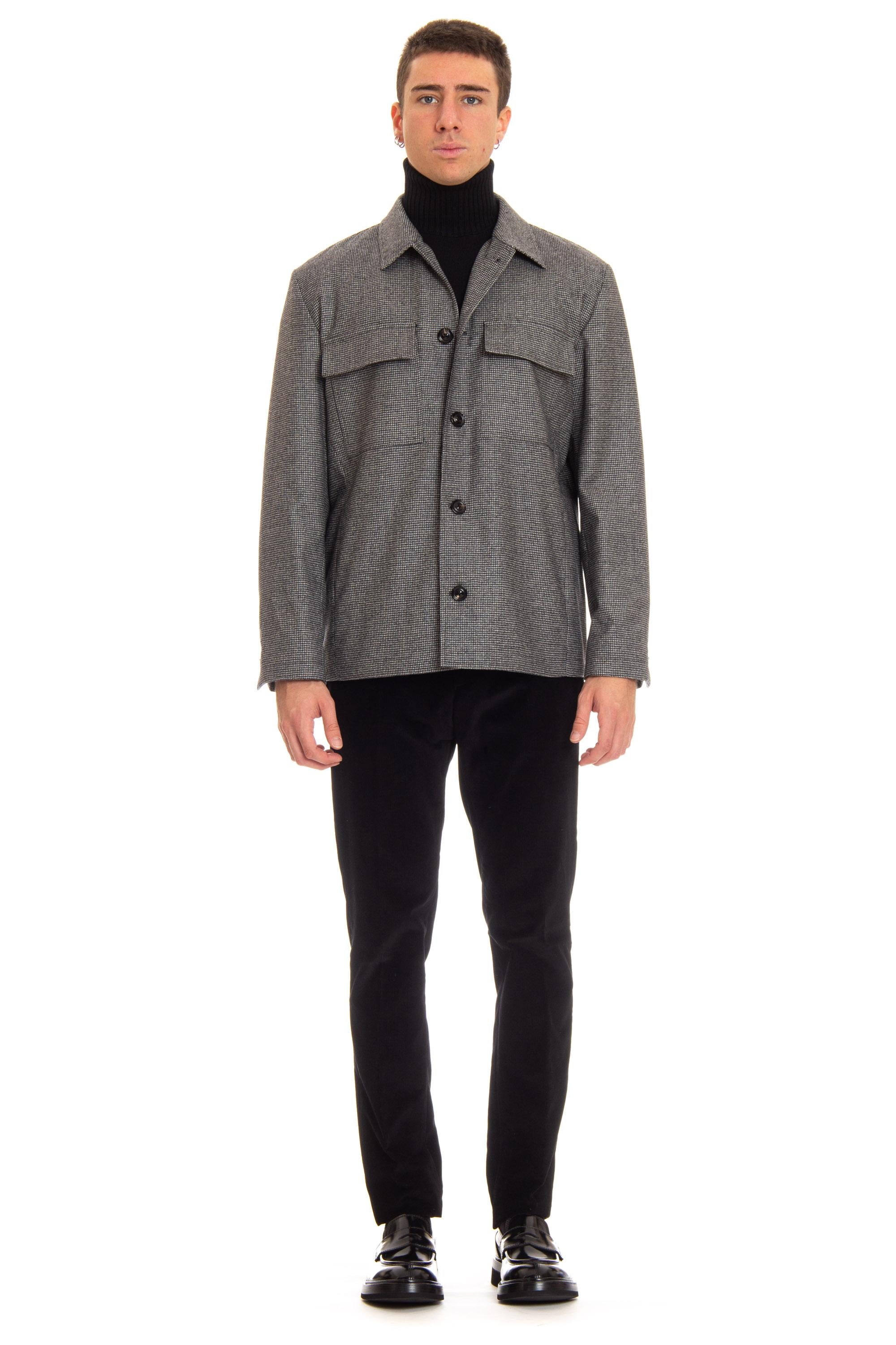 Lardini Overshirt in lana/cashmere ITUGO3 ITSK61422 920 