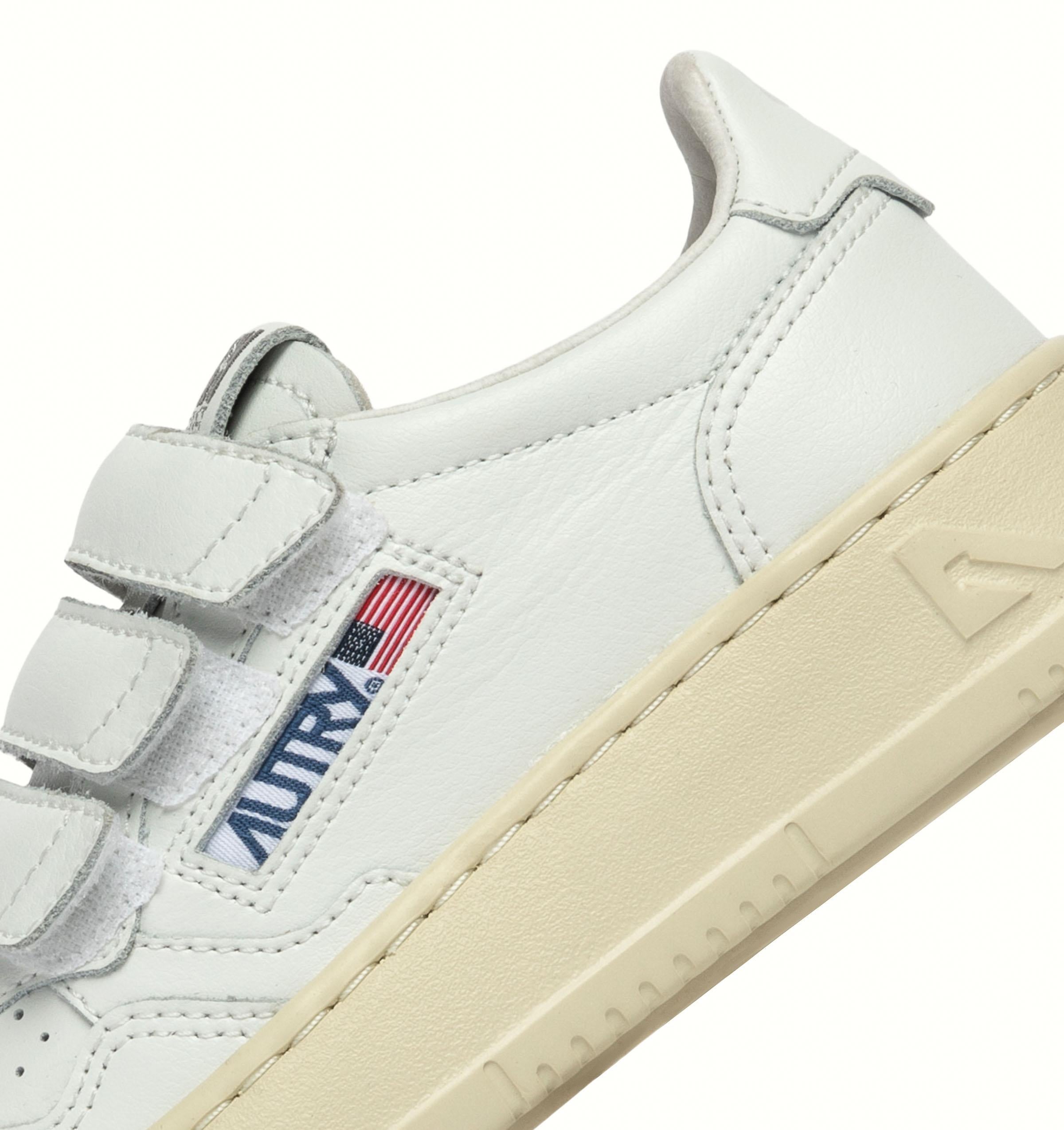 Sneaker Medalist bambino in pelle con strappi KILK FF03 WHT/WHT Autry 