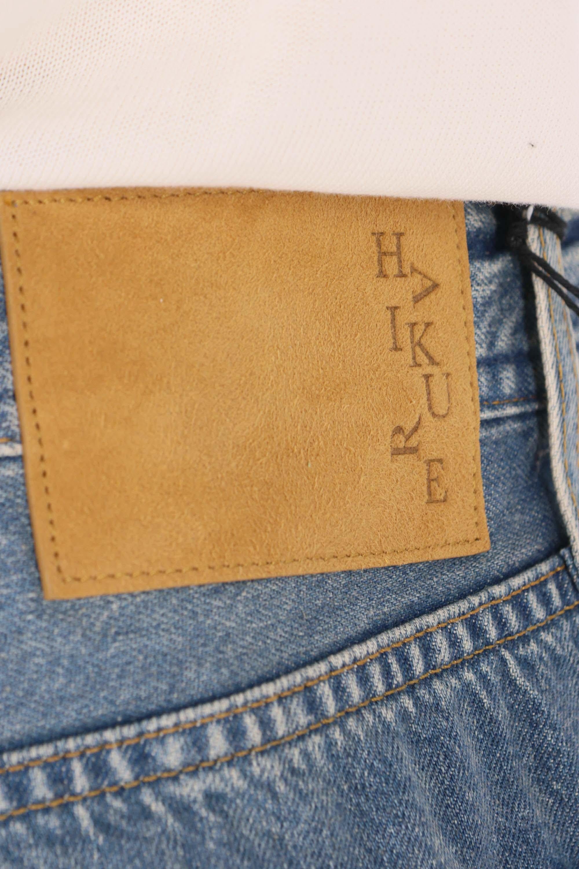 Haikure Jeans in puro cotone dusty blue mod. Ray 03263DF127 L0922 