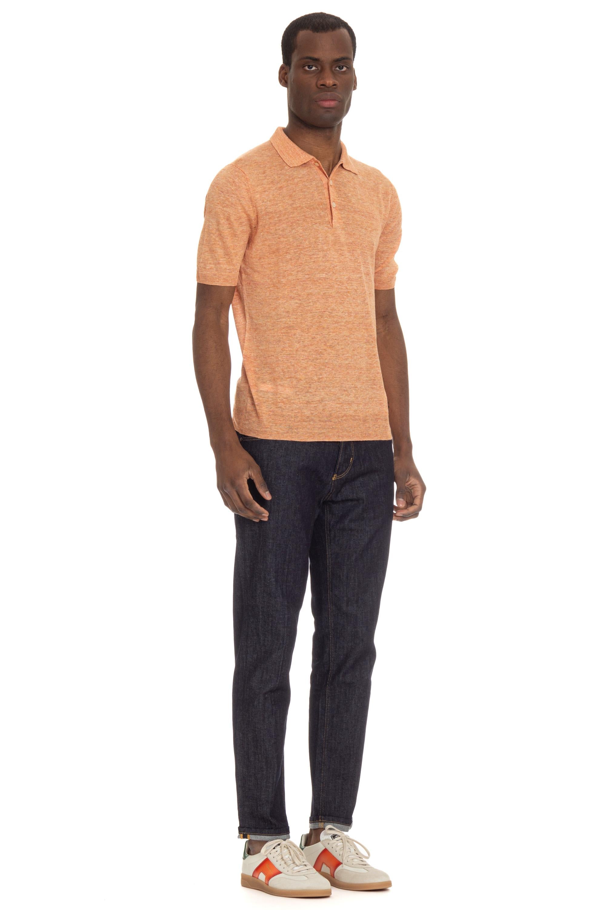 Polo in lino 57187 24804/3 330 Gran Sasso 