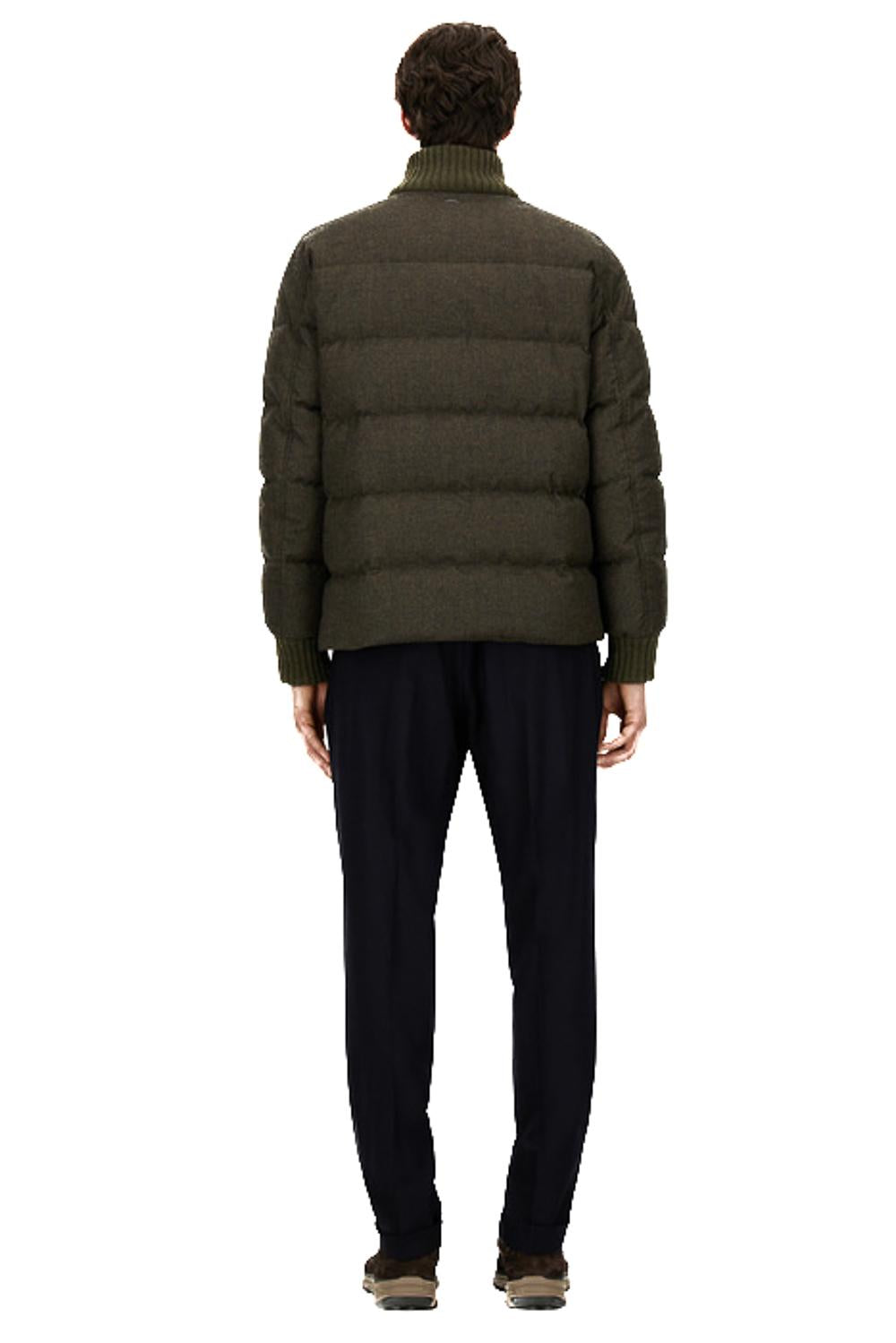 Herno Piumino in lana-cashmere Loro Piana principe di galles PI001301U-33452 7780 