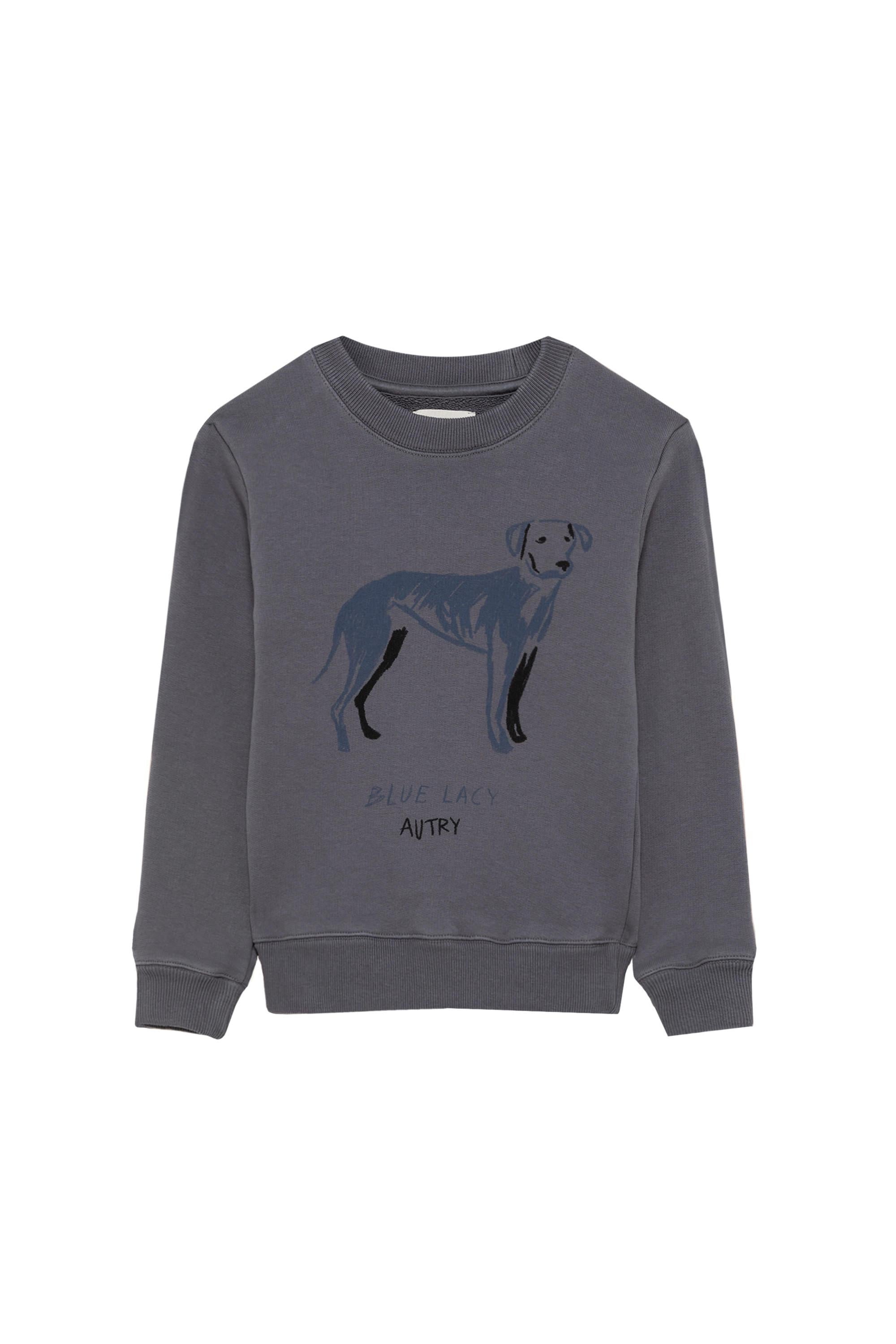 Felpa bambino in cotone Blue Lacy KSPK F9JF Autry 