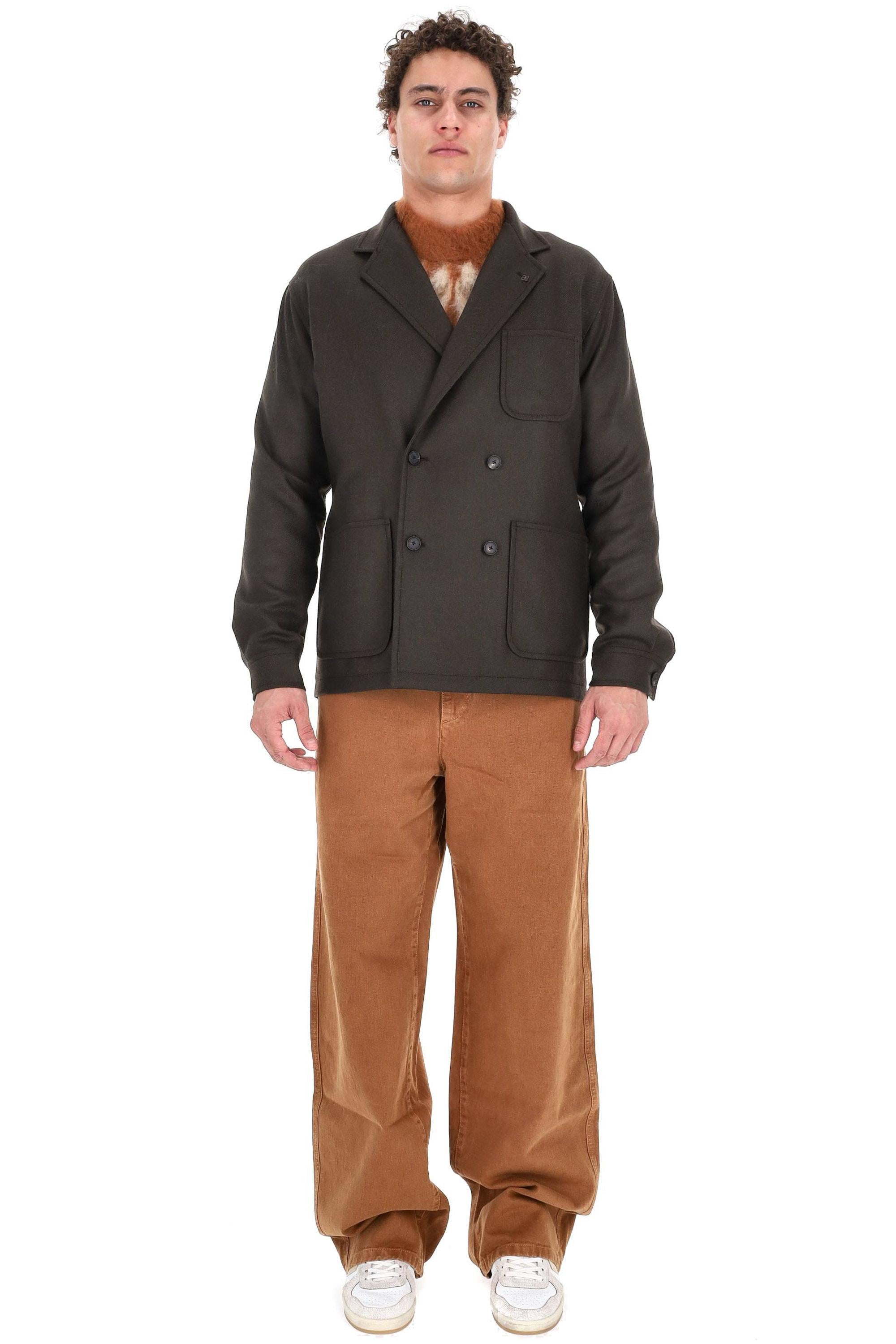 Tagliatore Giacca doppiopetto cropped in lana vergine mod. Braun G-BRAUN-160069/2 M1333 