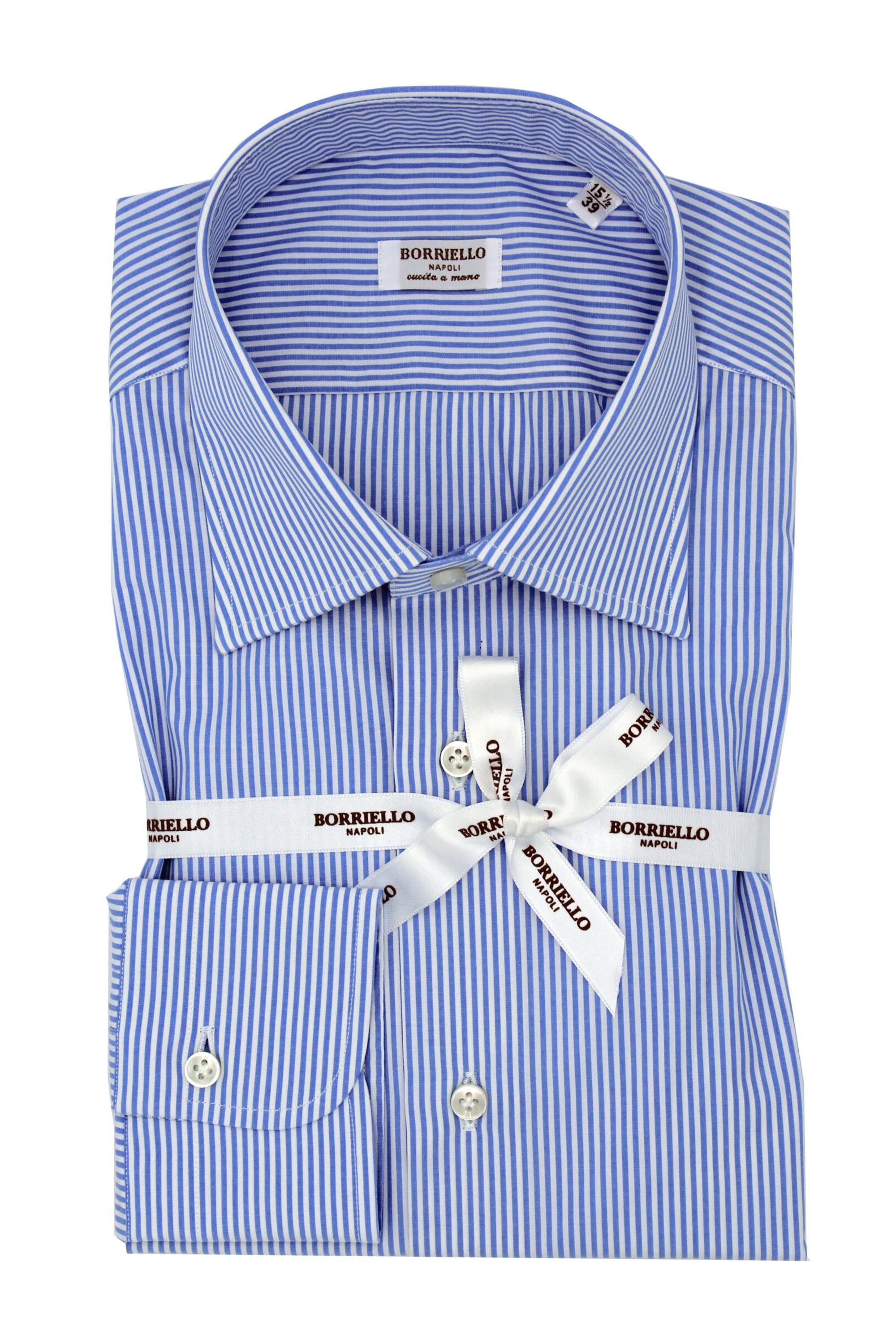 Borriello Camicia sartoriale bacchettata 1401/4 33 