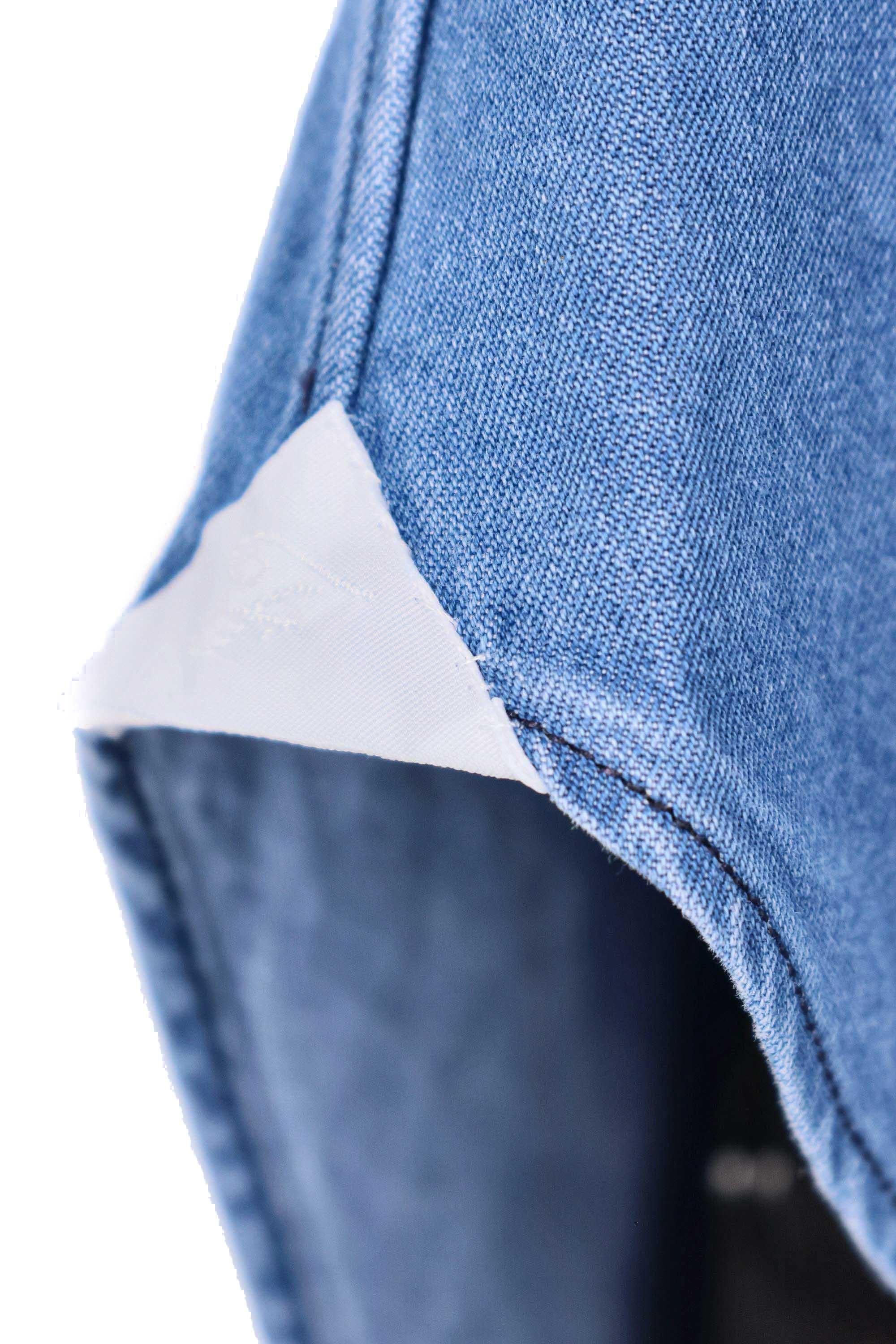 Finamore Camicia sartoriale in denim candeggiato linea Napoli NP13-019542-C0160D 11 
