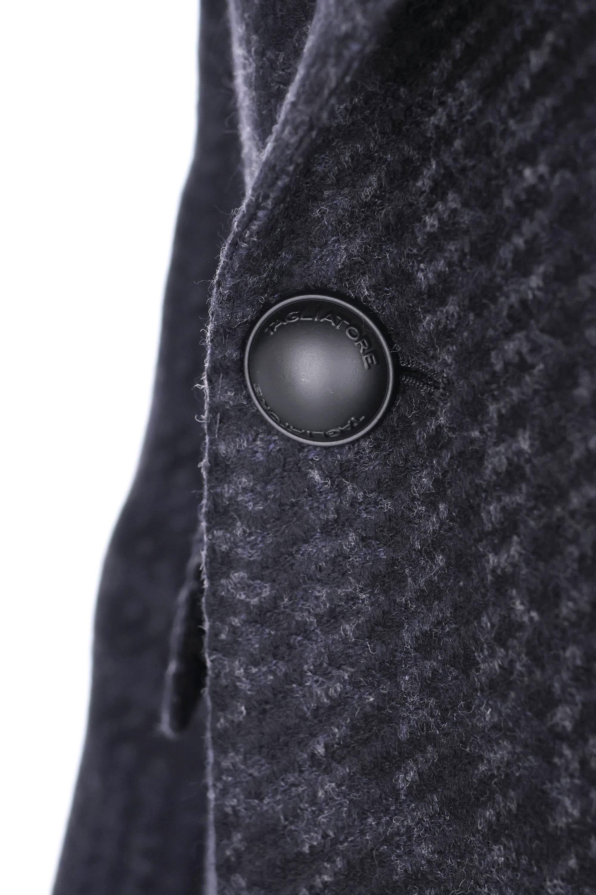 Tagliatore Cappotto doppiopetto in lana-cashmere principe di galles C-LD10B-440011 EN953 