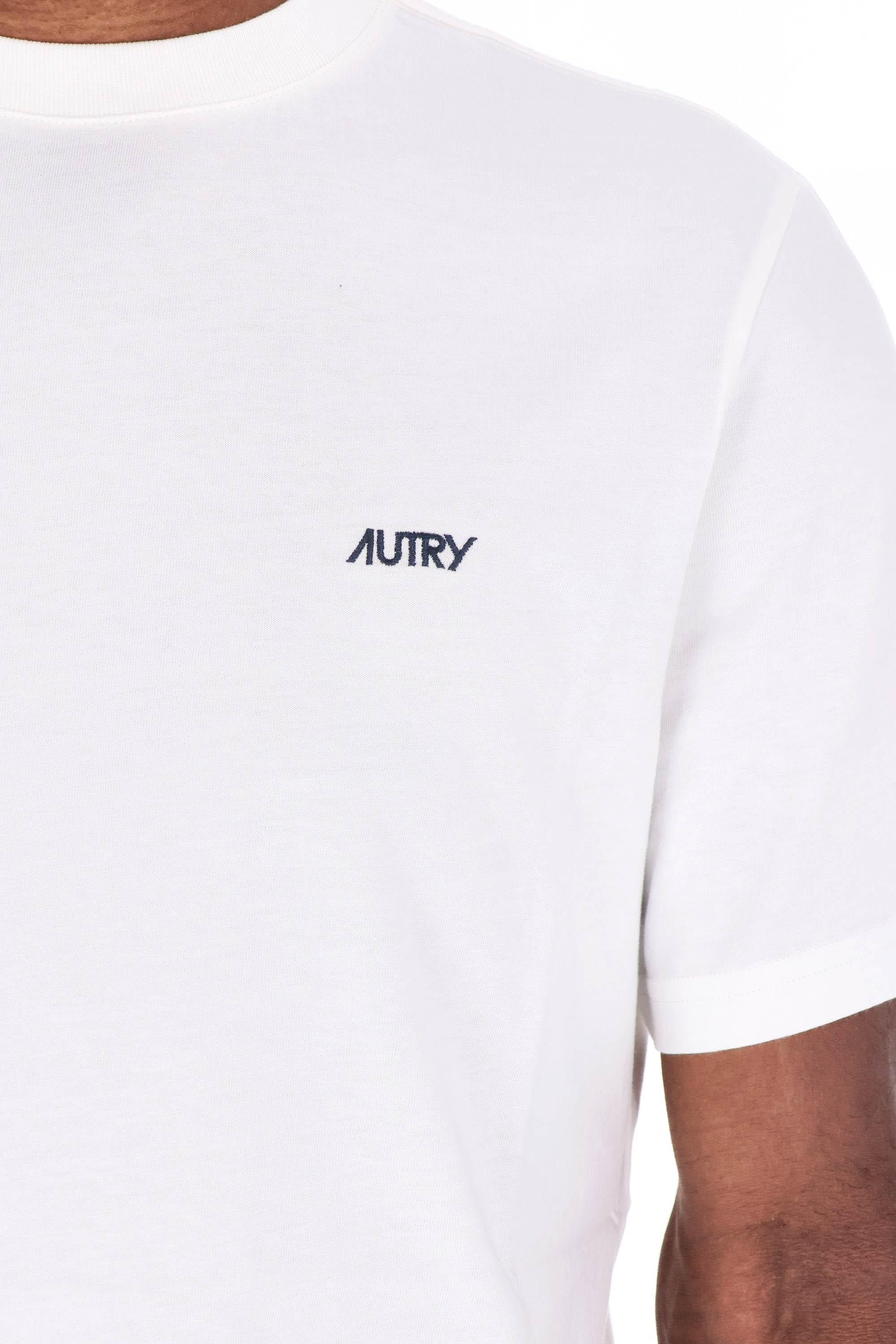 Autry T-shirt manica corta in cotone TSPM A7CW WHITE 