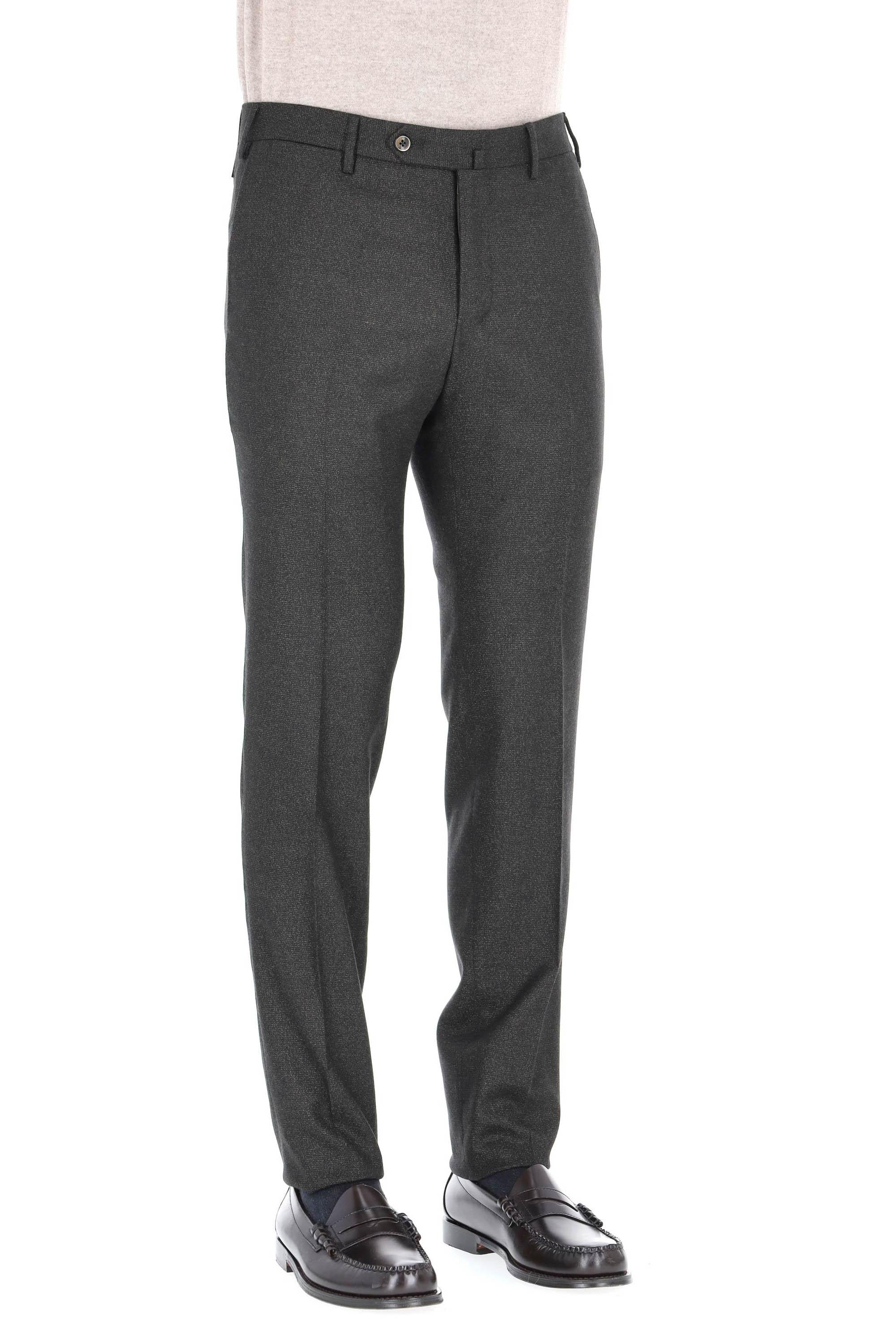 PT Torino Pantalone micro trama in lana-viscosa comfort Slim fit VF01Z00CL1 TO07 0440 
