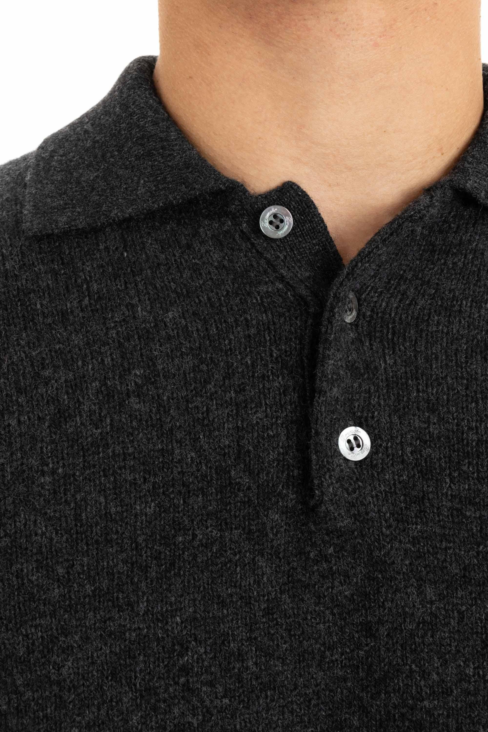 Polo maglieria in lana di agnello D4W145 680 Drumohr 
