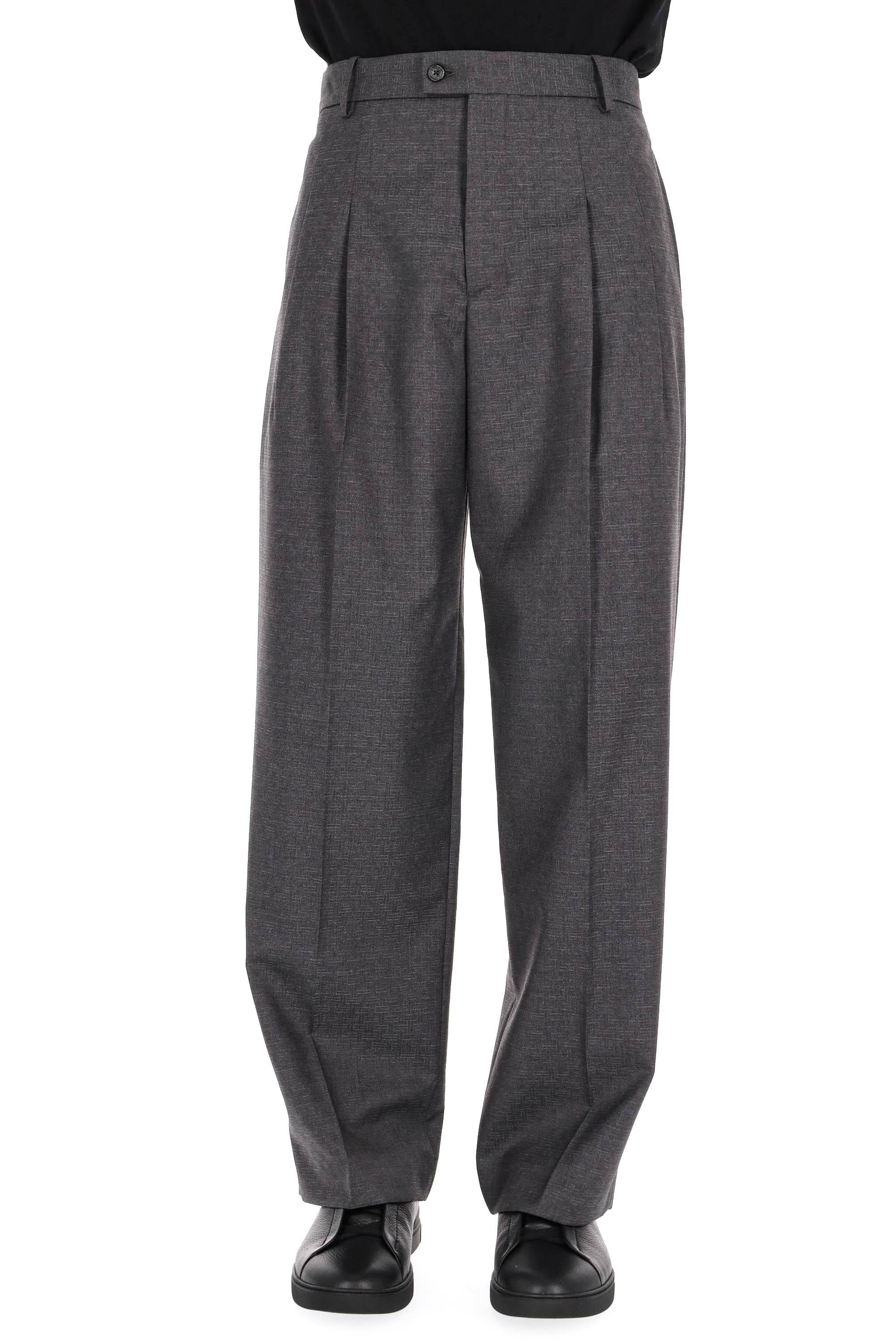 Pantalone micro trama straight fit FF65PA3689ID 92 Kenzo 