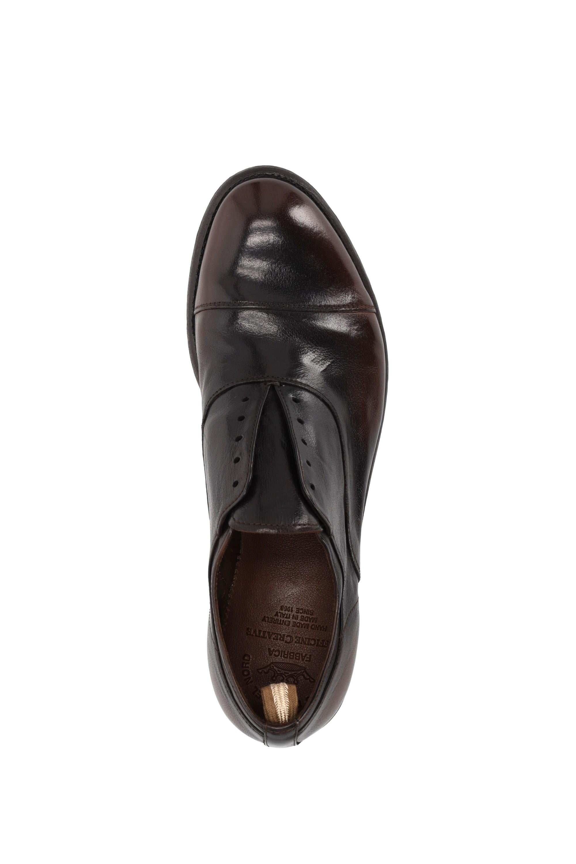 Scarpa oxford in pelle delavè OCUARC-501IGN41M579 TM25 Officine Creative 