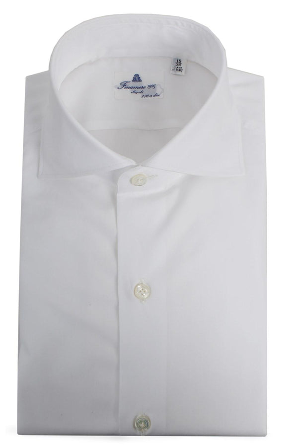 Camicia sartoriale in cotone giza 45 titolo 170 a 2 linea Milano