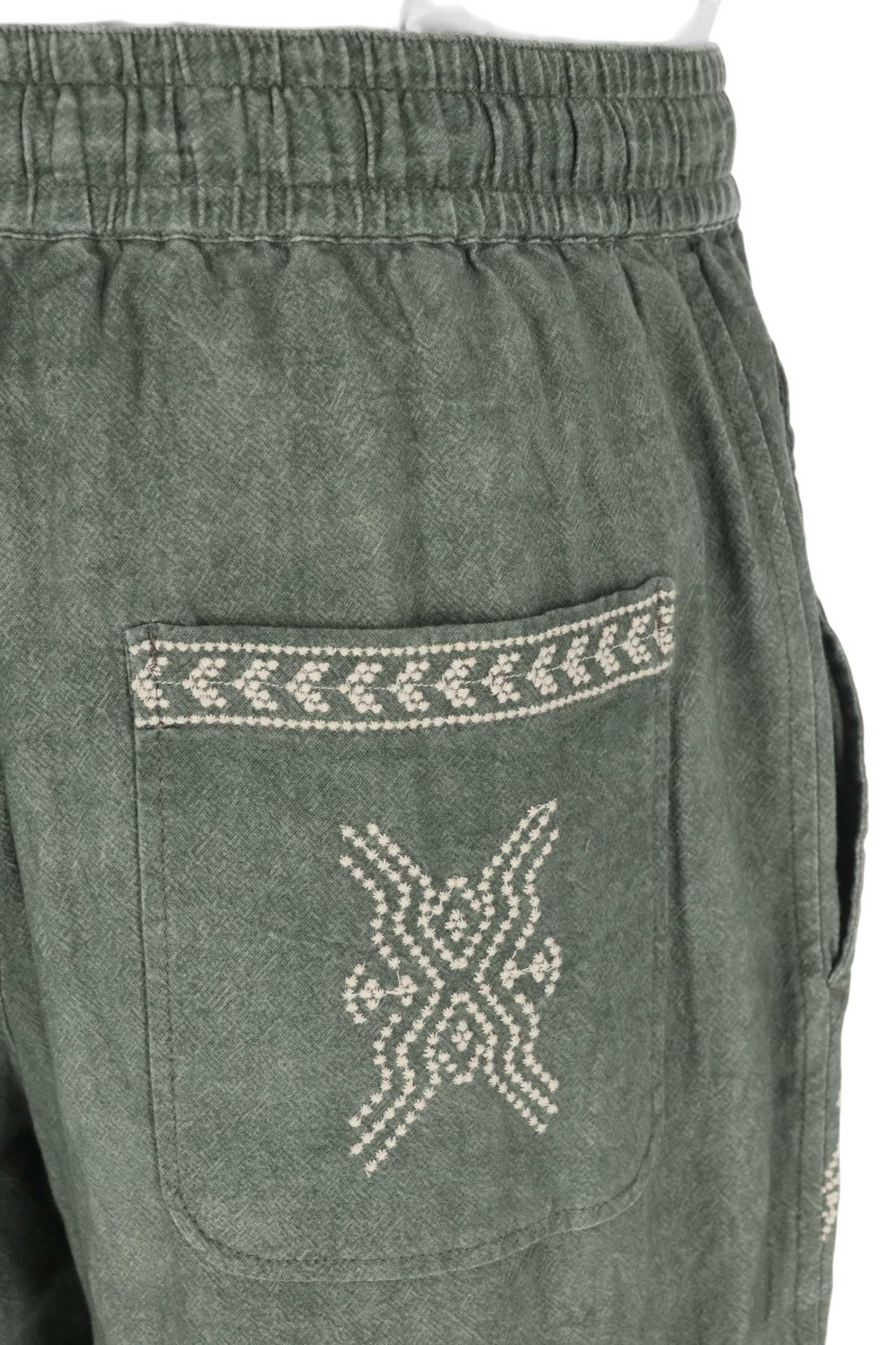 Isabel Marant Pantalone Zabel in garza di cotone con ricami PA0697HA-D1T11H 67LK 