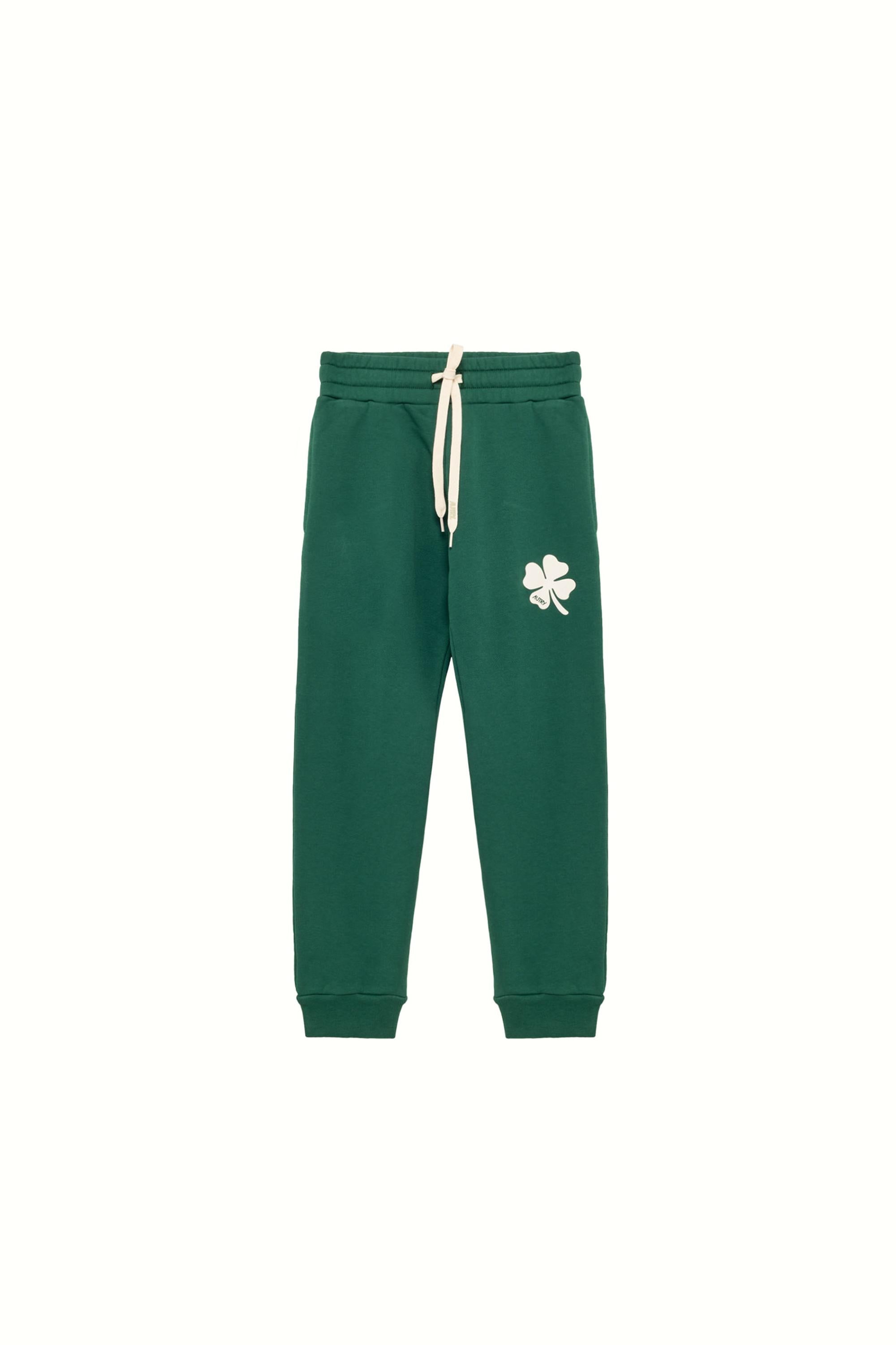 Autry Pantalone felpa jogging per bambino in cotone KPPK 67JV GREEN 