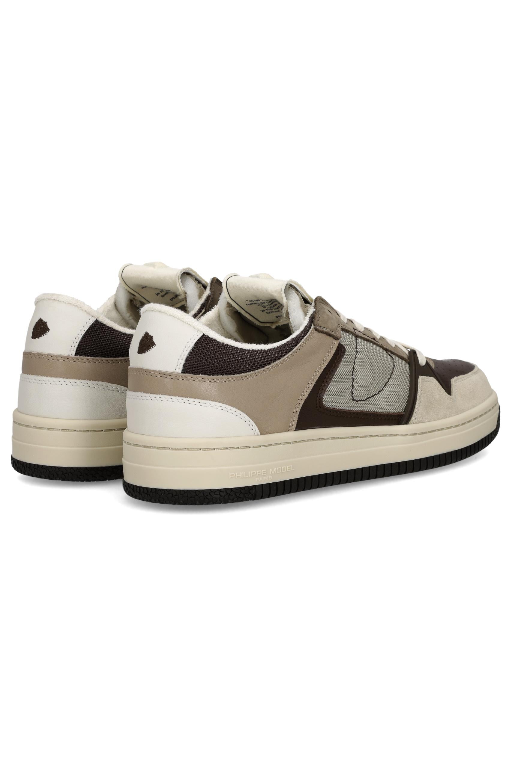 Sneaker low in pelle e camoscio mod. La Grande LGLU LA GRANDE VR03 Philippe Model 