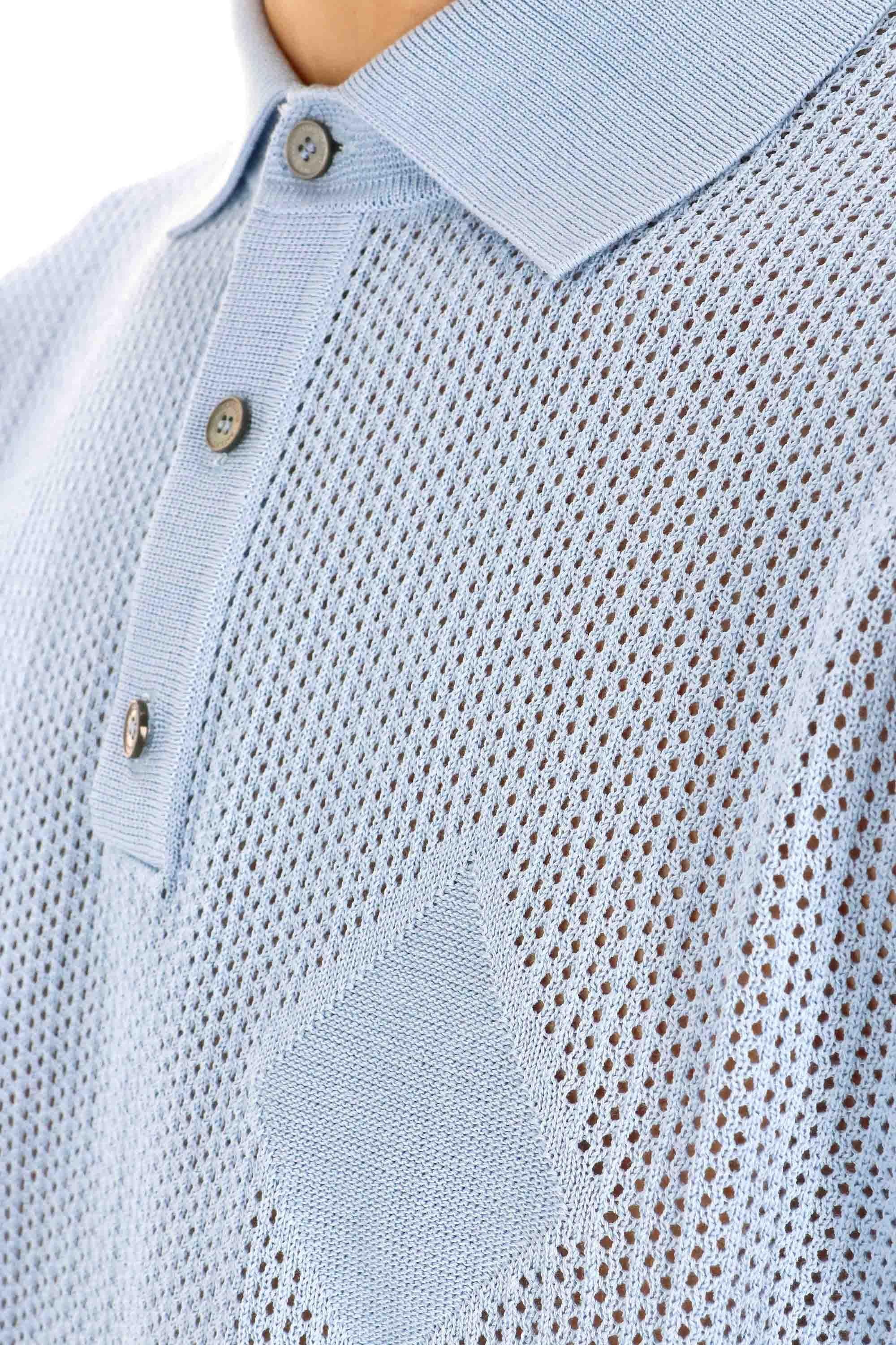 Polo in cotone traforato B2W176 12C91-2 13091 Ballantyne 