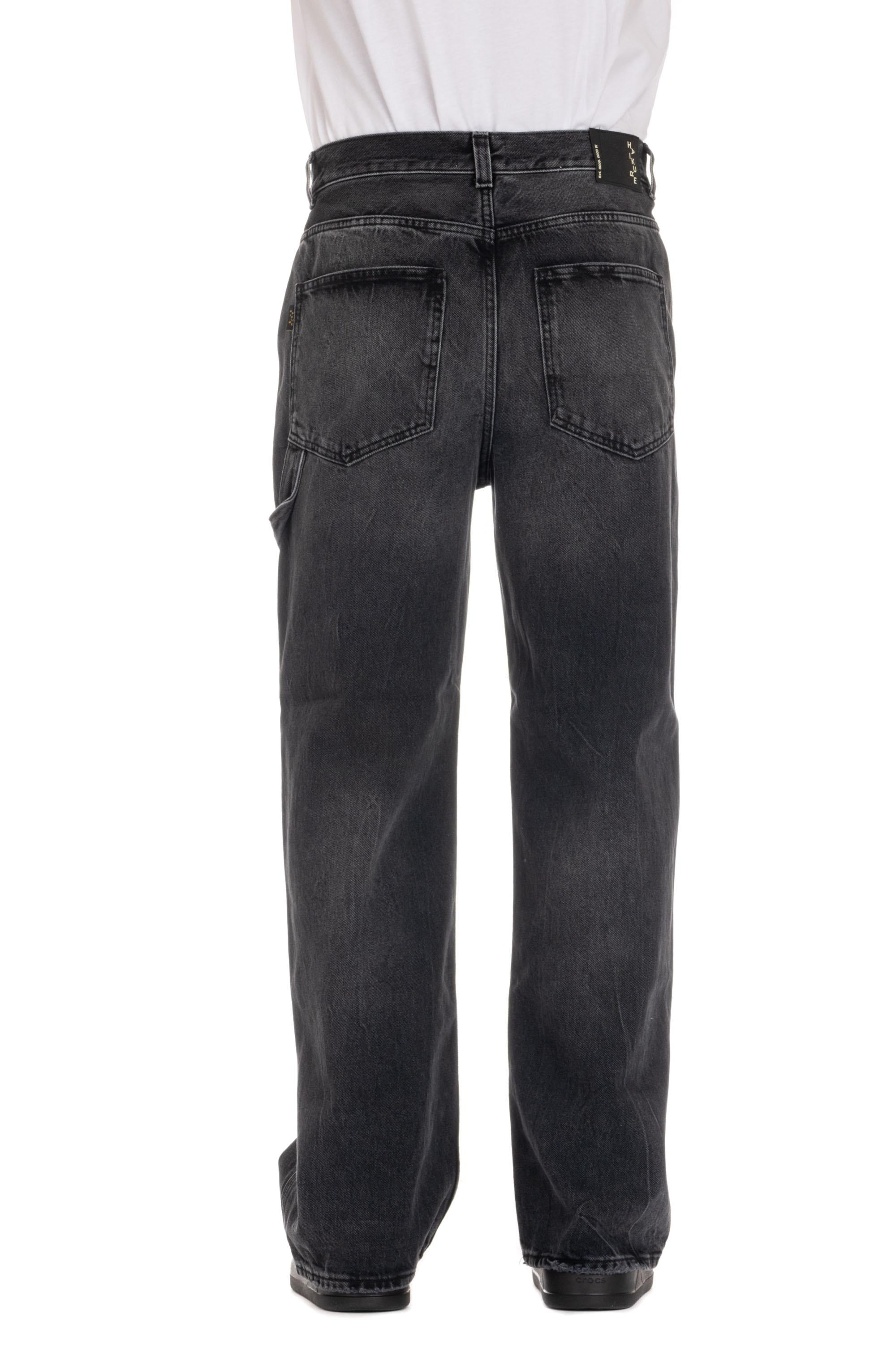 Haikure Jeans carpenter loose fit mod. Winona spider black 03245DF119 L0790 