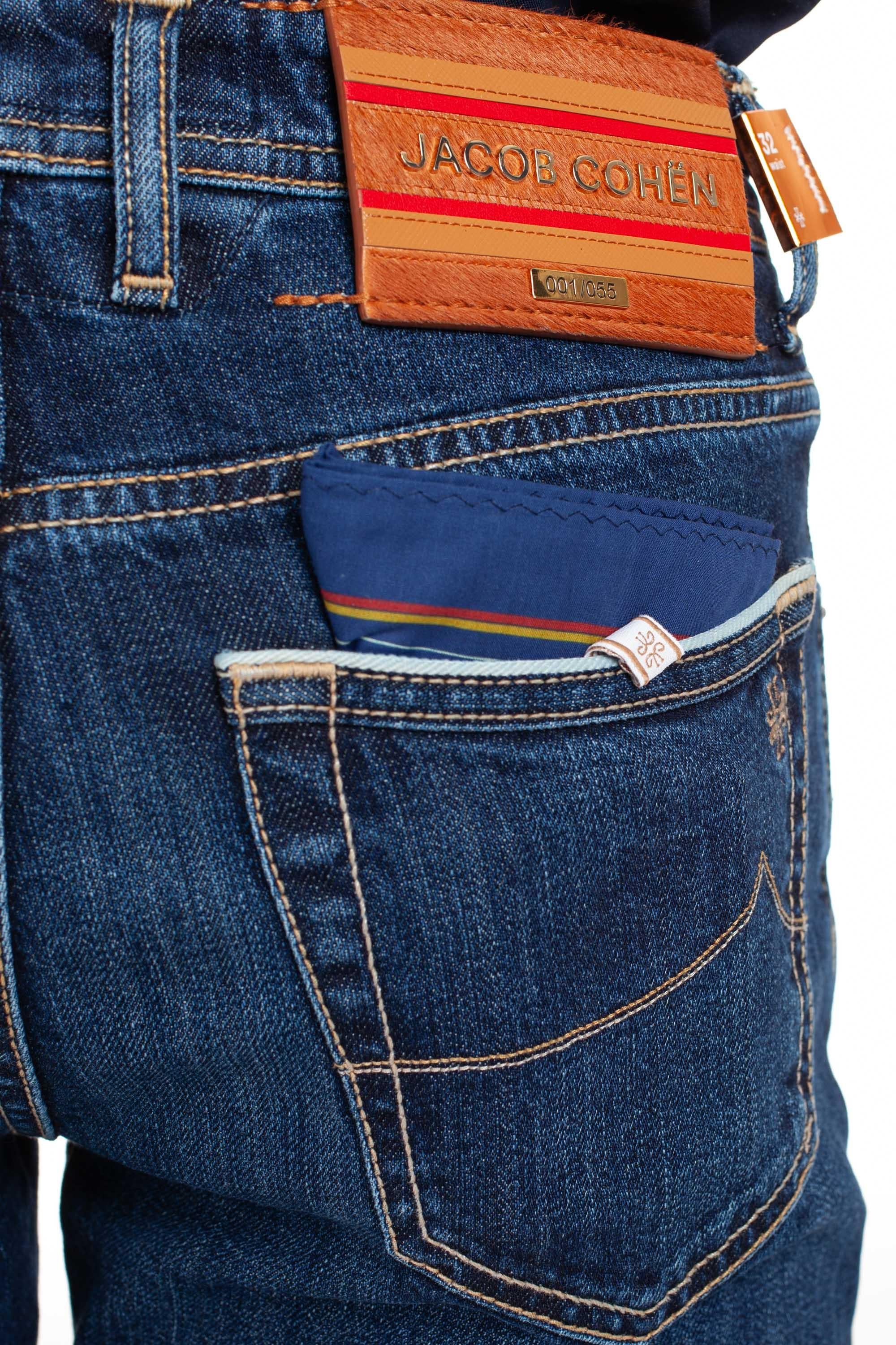 Jacob Cohen Jeans Limited Edition etichetta cognac Nick fit L06 32 S3746 NICK 706D 