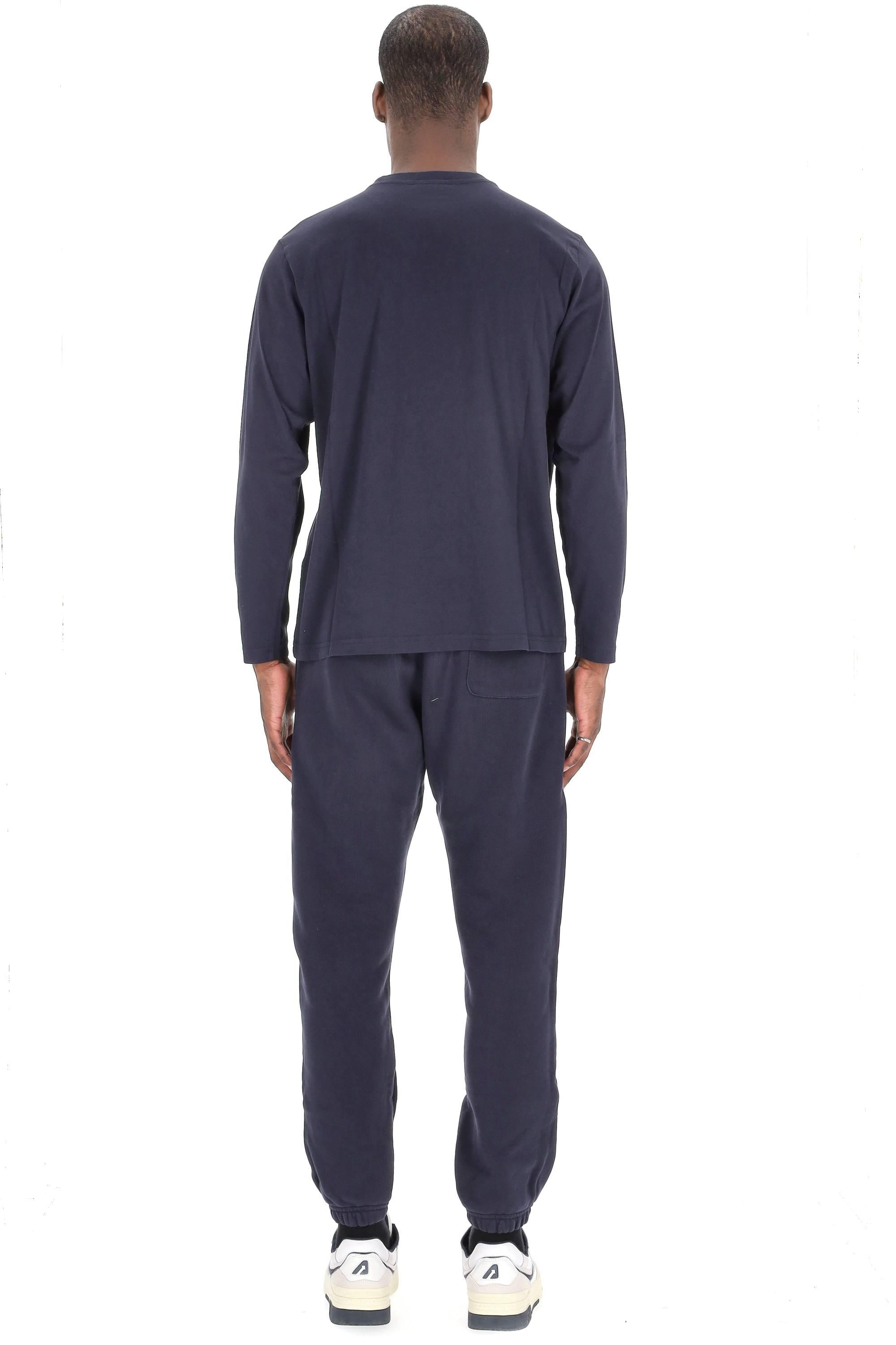 Autry T-shirt in cotone manica lunga LSPX A6JB BLUE 