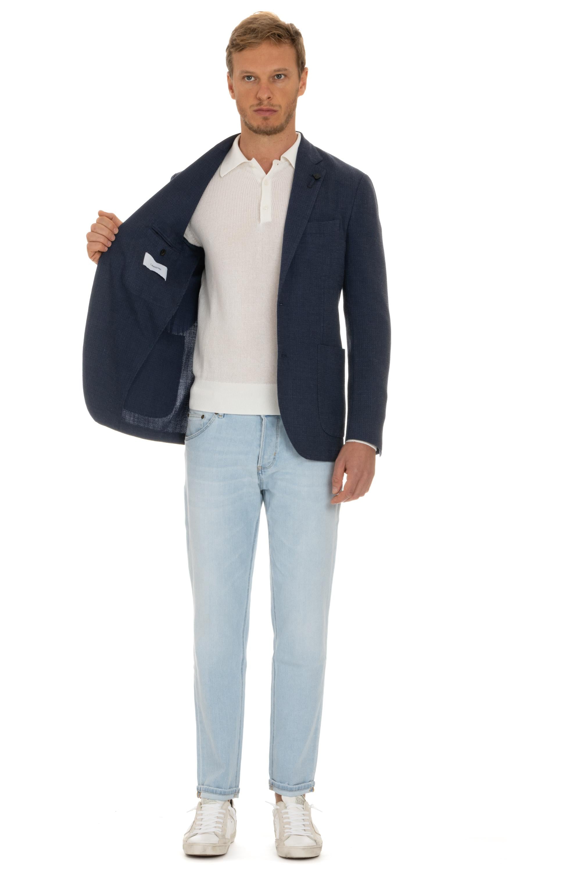 Giacca superlight in lana-seta EQ301AV EQR62203 851TW Lardini 