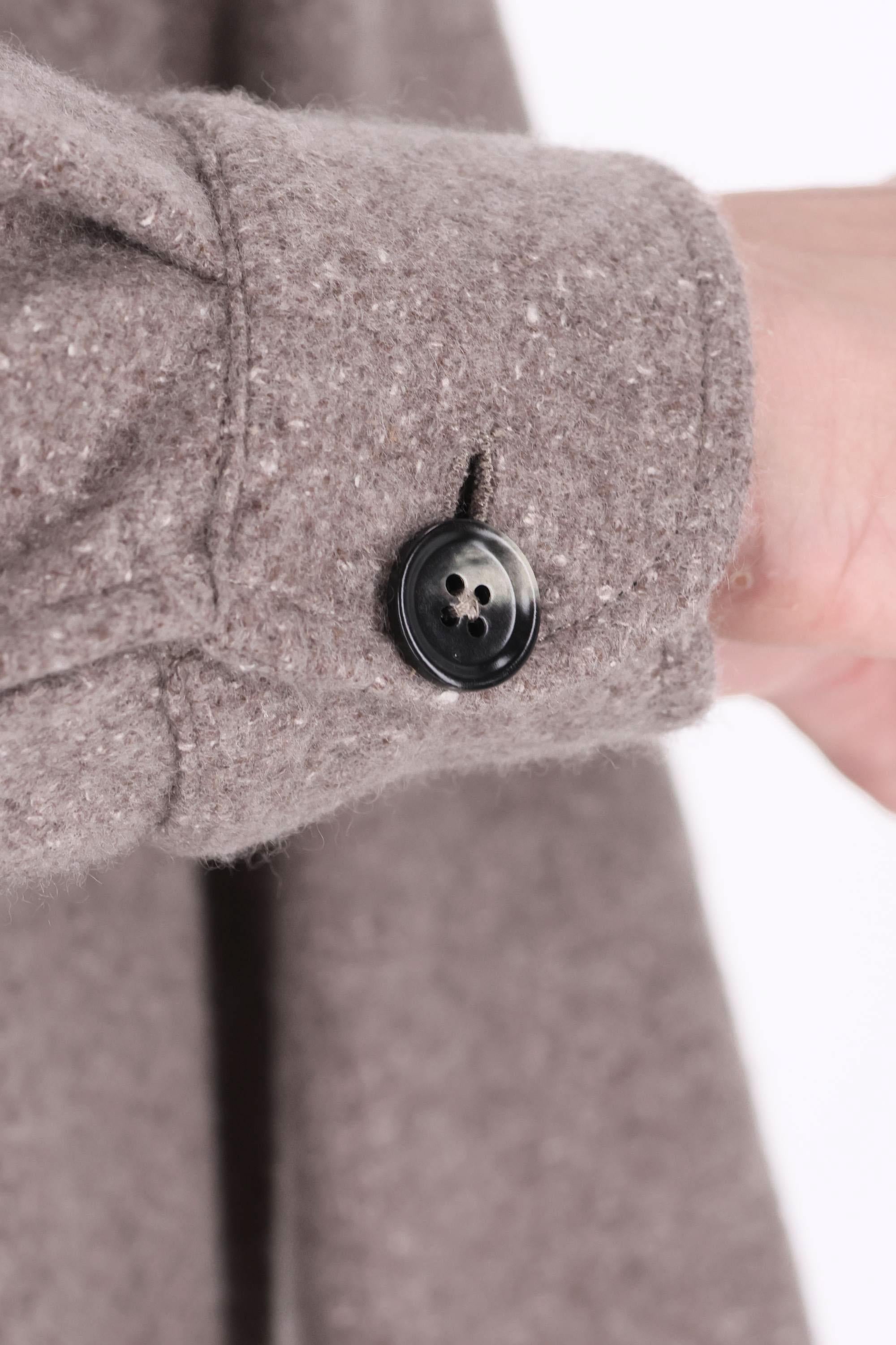 Zegna Overshirt in donegal di lana-seta UGV10A2-SOT48 018 