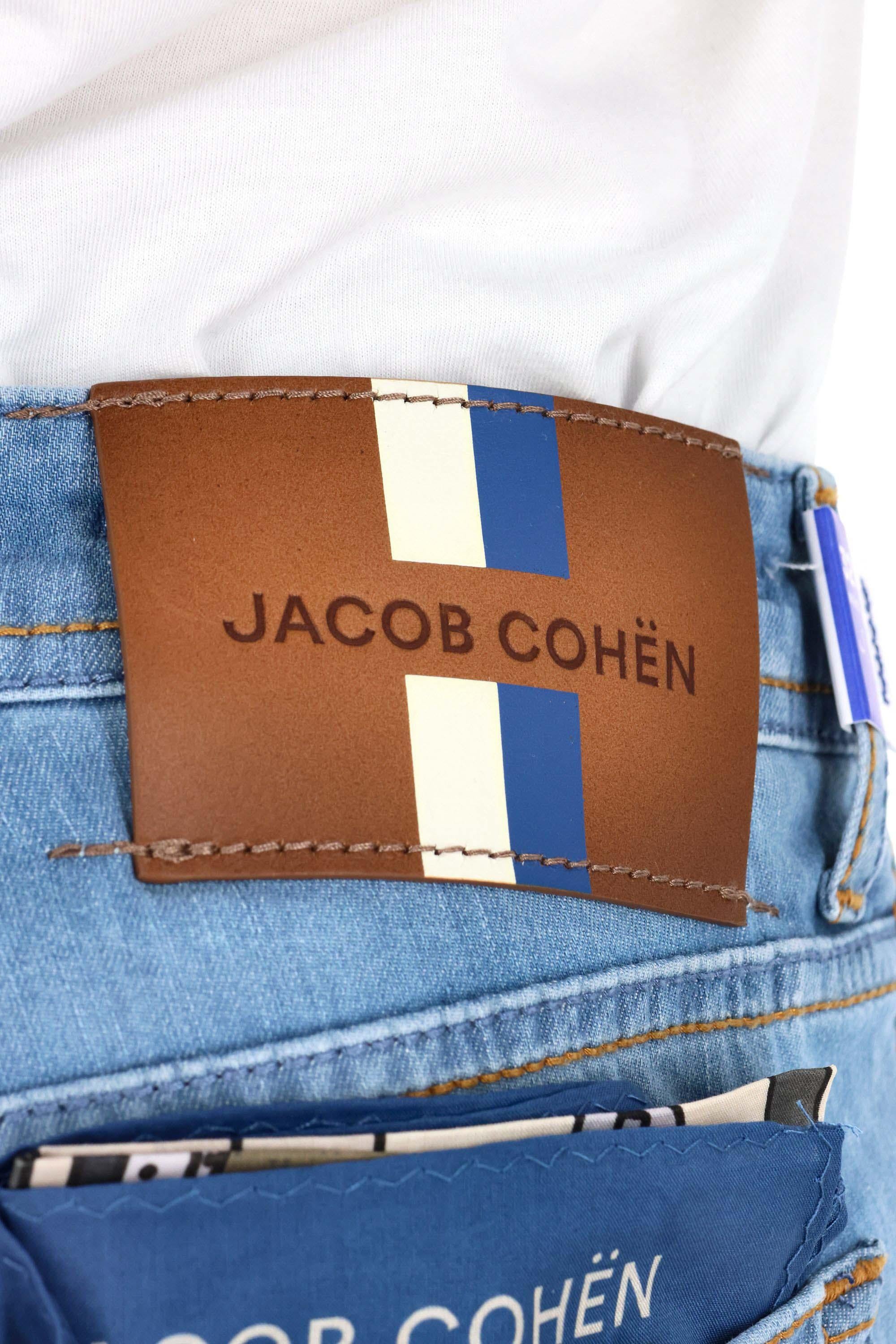 Jacob Cohen Jeans etichetta pelle Bard fit QM006 T03 S4258 300D 