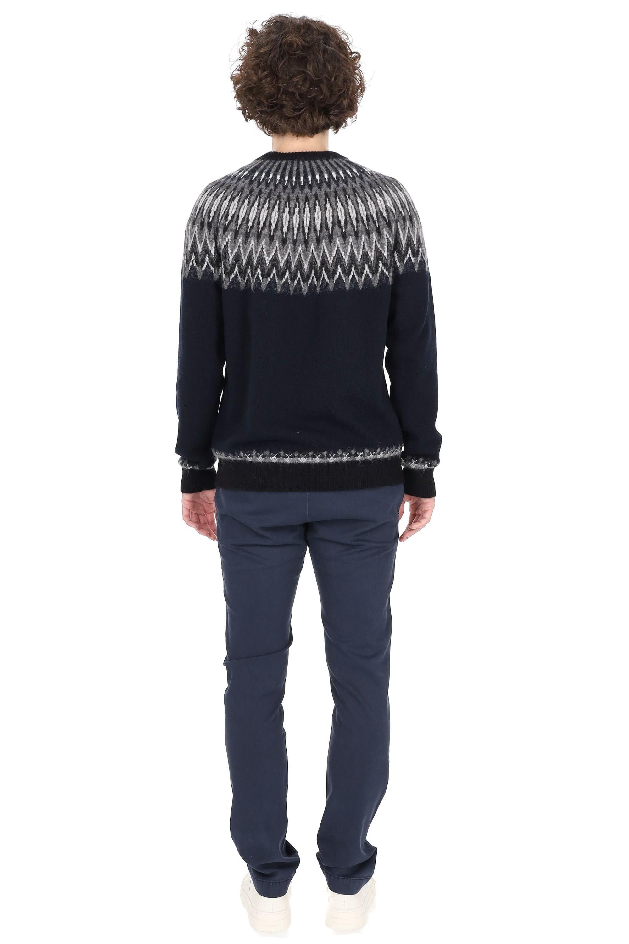 Roberto Collina Maglia girocollo in lana-alpaca lavorazione norvegese 253M35001 10 