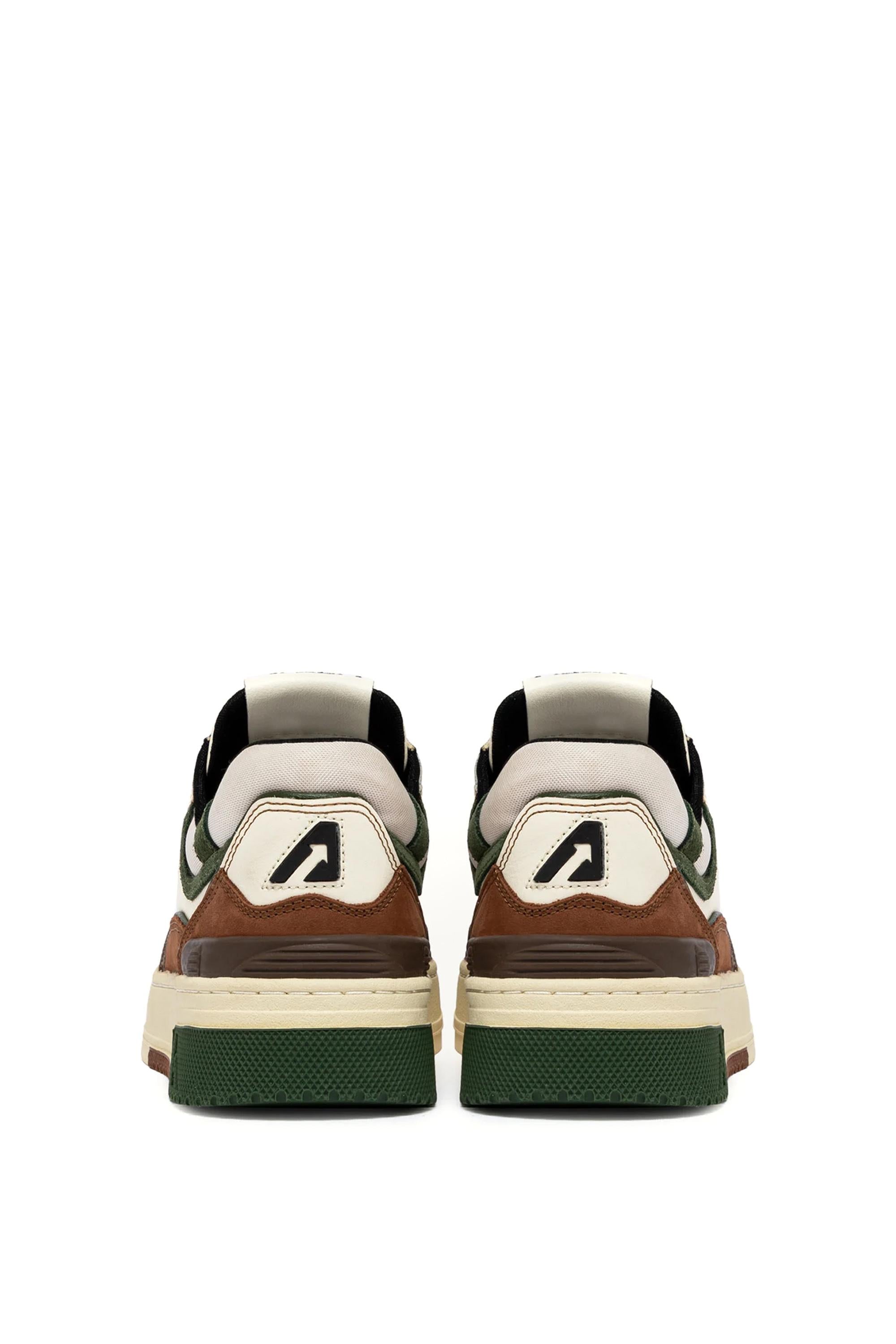 Sneaker basket donna CLC tonalità verde marrone ROLW UN03 EBONY/MIL Autry 