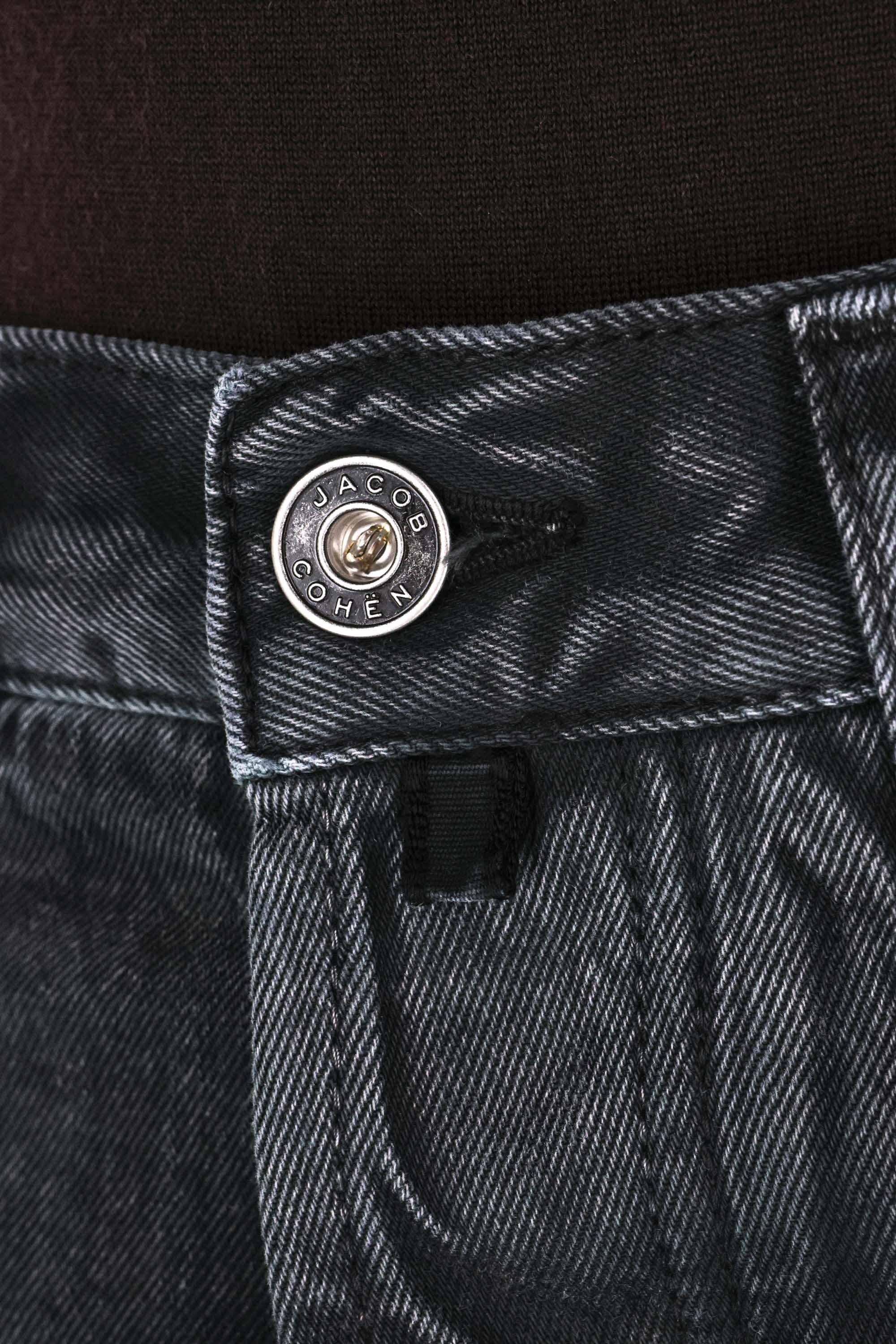 Jeans grigio con etichetta in camoscio JUM_QE033-036-T788A C64 Jacob Cohen 