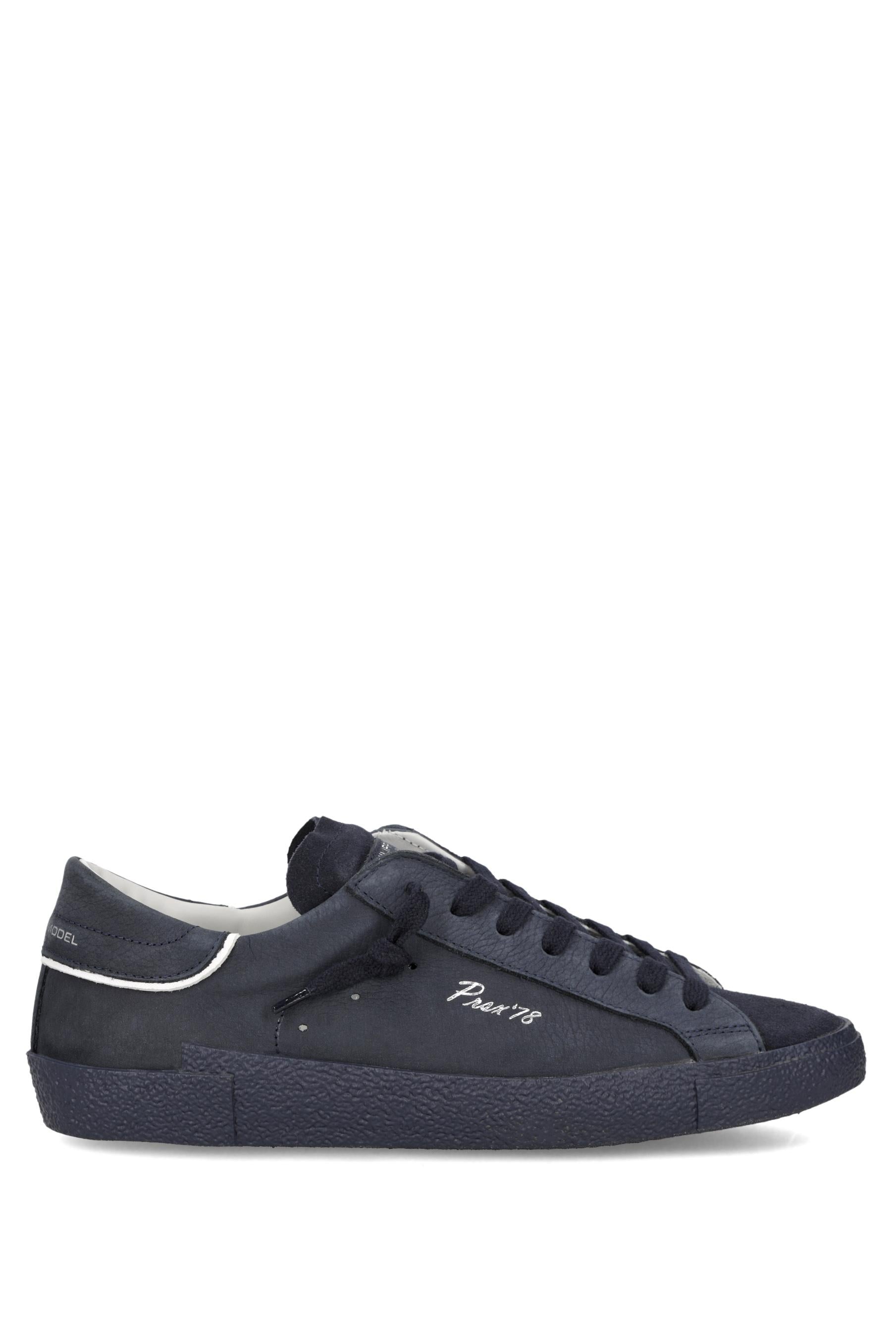 Philippe Model Sneaker modello Paris in nabuck tono su tono PRLU PRSX/18 NT04 